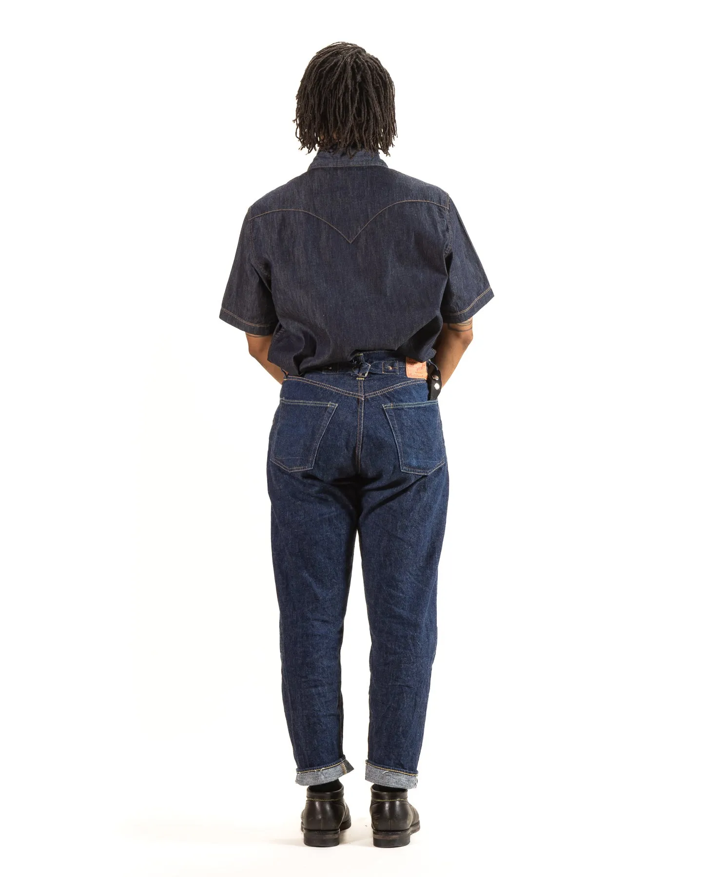 North Fork S/S Shirt - 6oz Rinsed Denim sold by Standard and Strange product image thumbnail 5