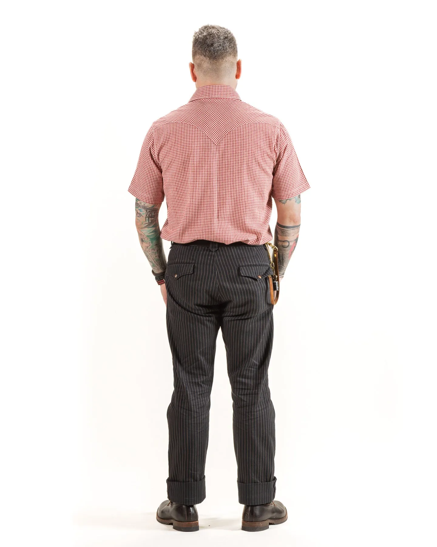 North Fork S/S Shirt - Red Gingham sold by Standard and Strange product image thumbnail 5