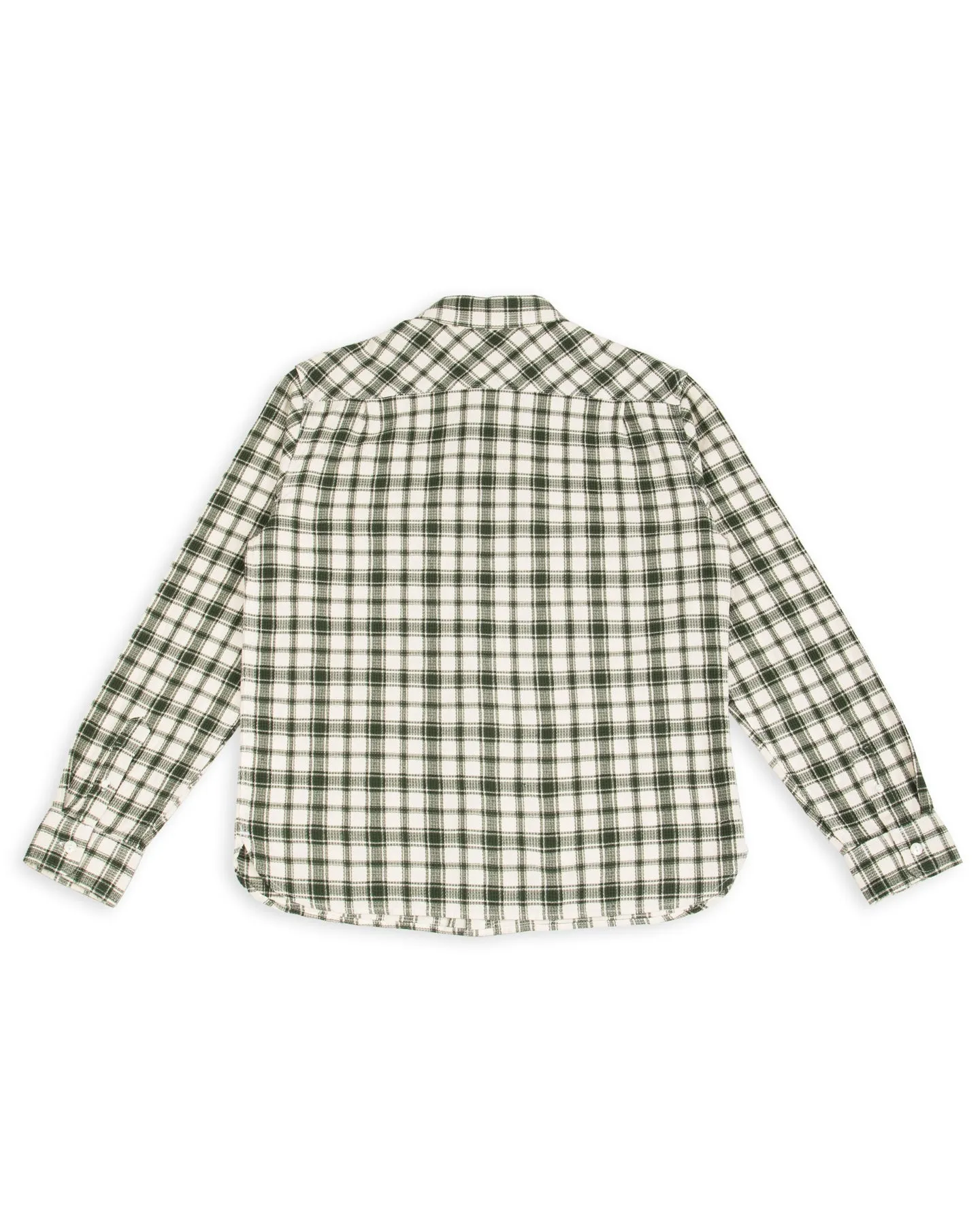 Benson Shirt - Cactus Green Plaid sold by Standard and Strange product image thumbnail 2