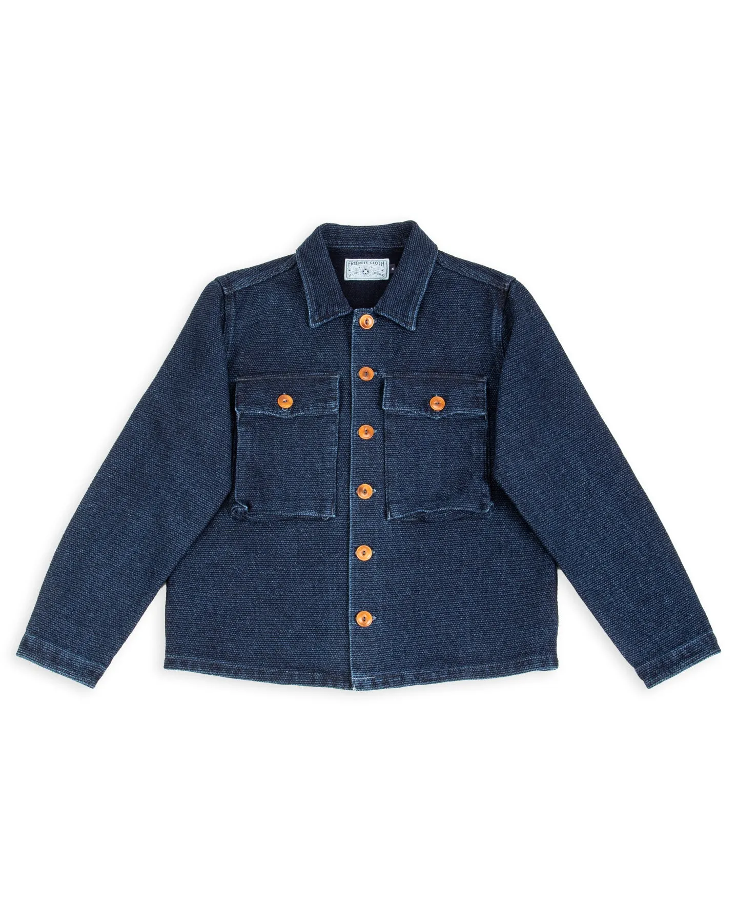 Midway CPO Shirt - Sashiko Single Rinsed sold by Standard and Strange