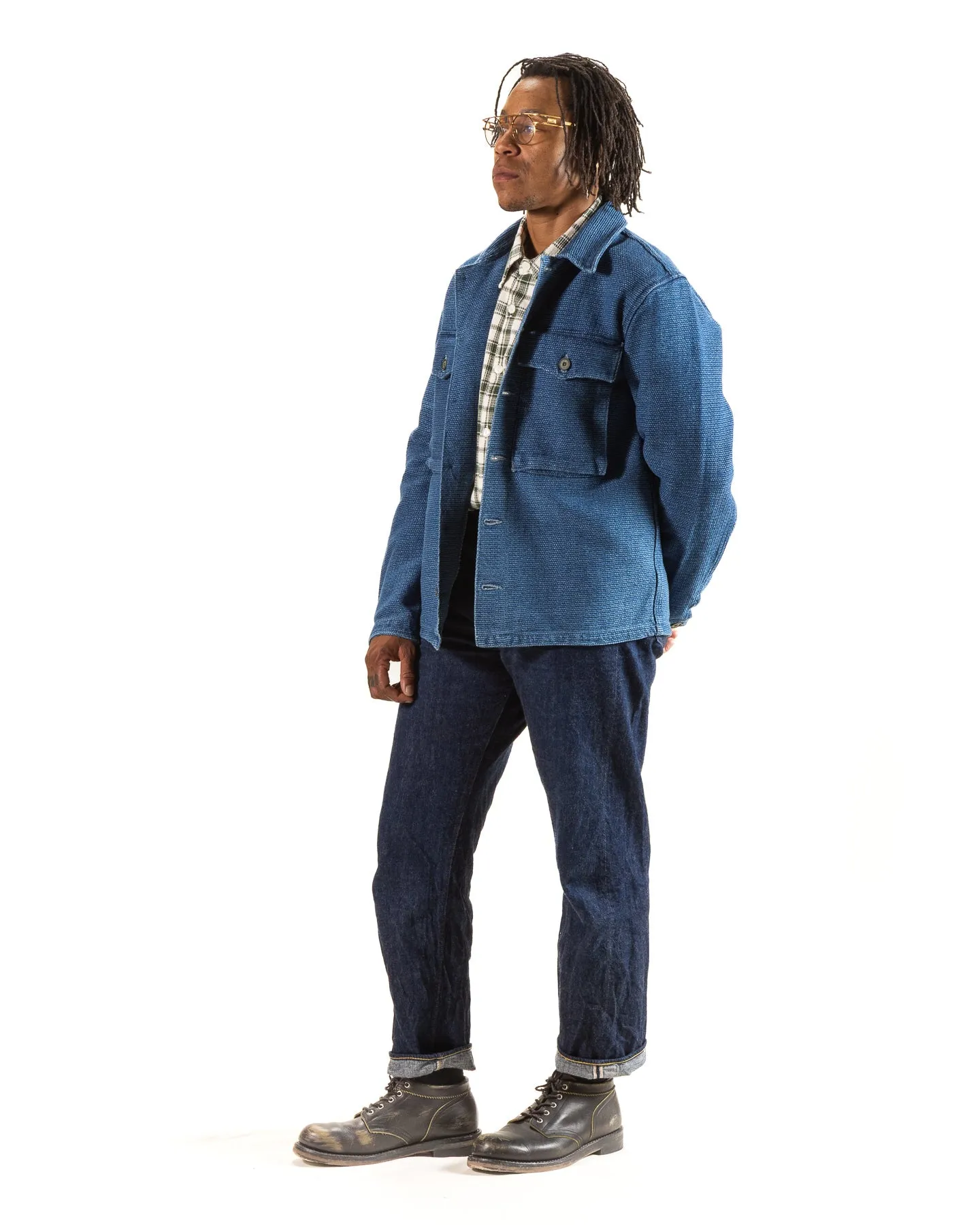 Midway CPO Shirt - Sashiko 2 Year Wash sold by Standard and Strange product image thumbnail 4