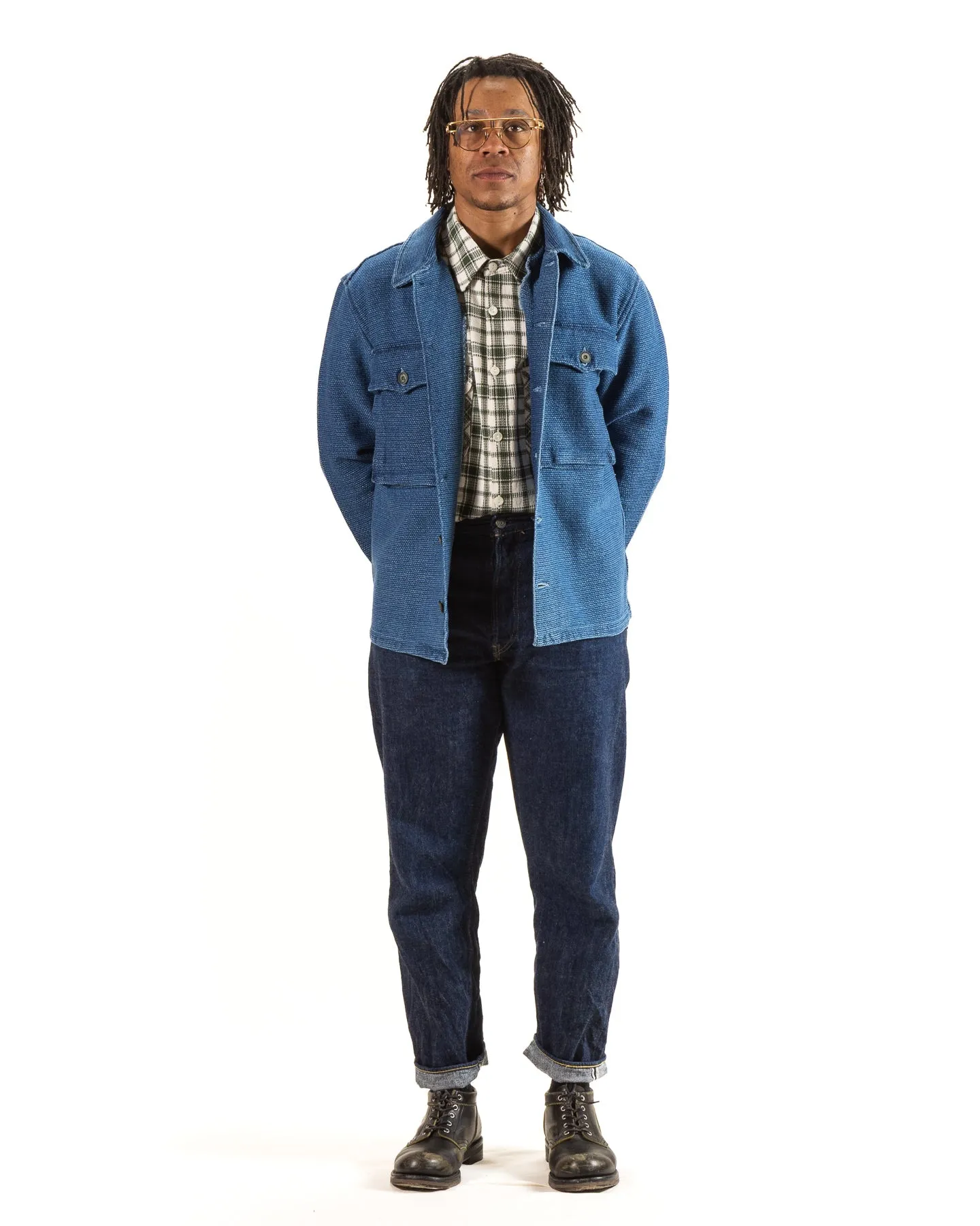 Midway CPO Shirt - Sashiko 2 Year Wash sold by Standard and Strange product image thumbnail 3