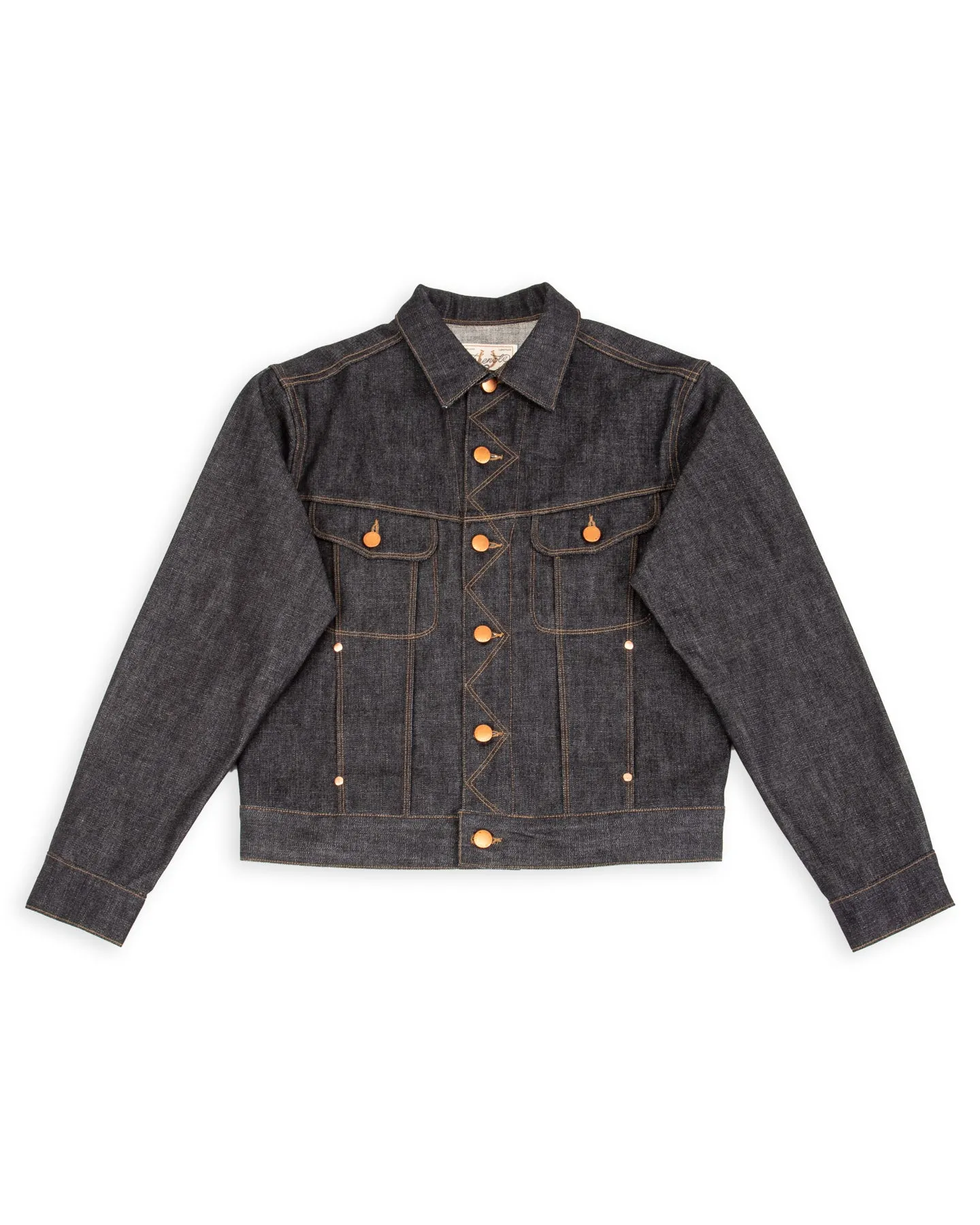 High Low Jacket - 14oz Broken Twill Denim sold by Standard and Strange