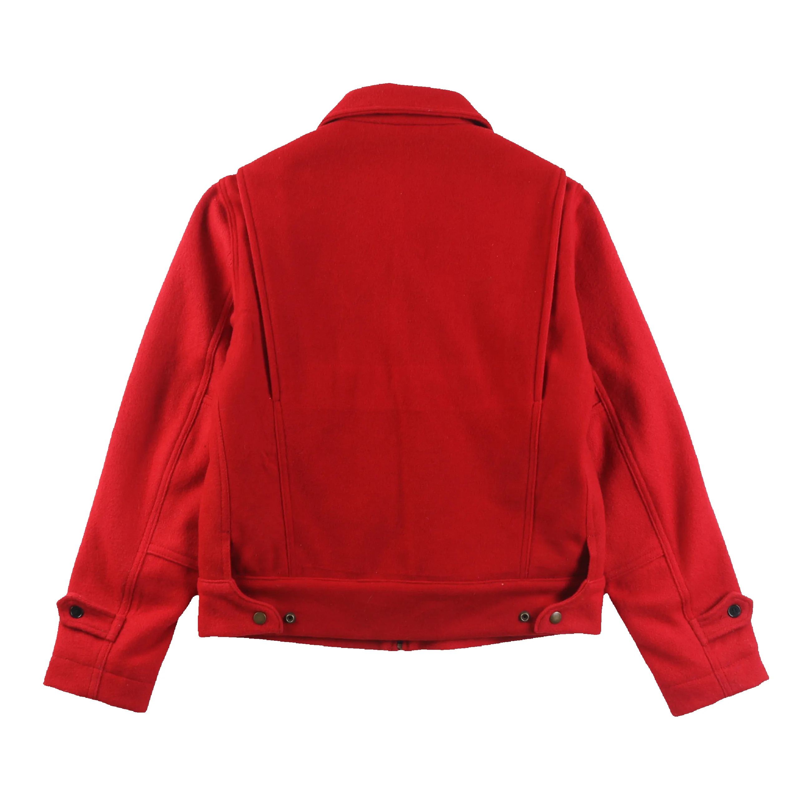 Wool Crew Jacket - Red sold by Patina product image thumbnail 2