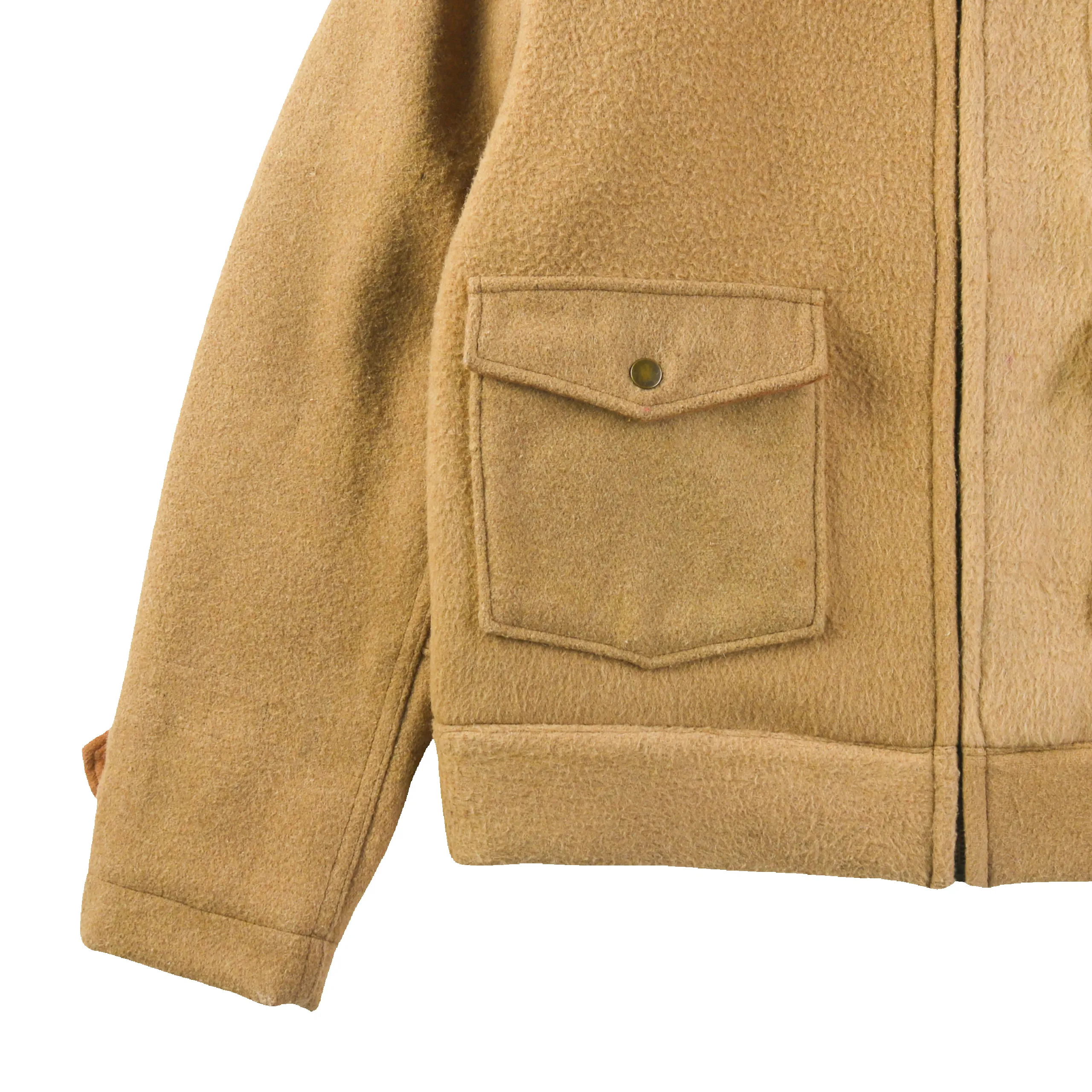 Wool Crew Jacket - Camel sold by Patina product image thumbnail 5