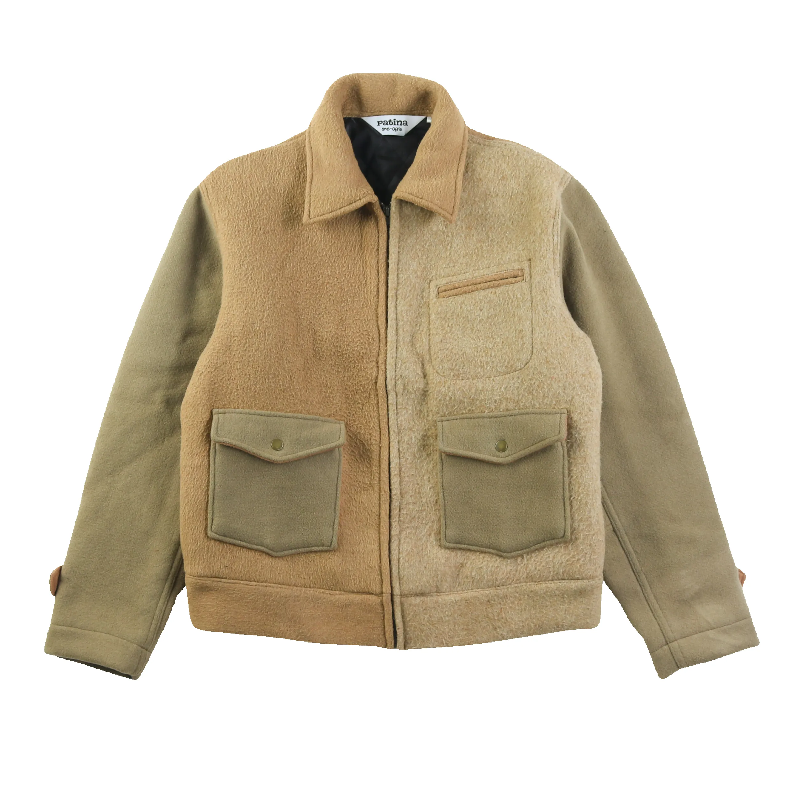 Wool Crew Jacket - Camel sold by Patina product image thumbnail 3
