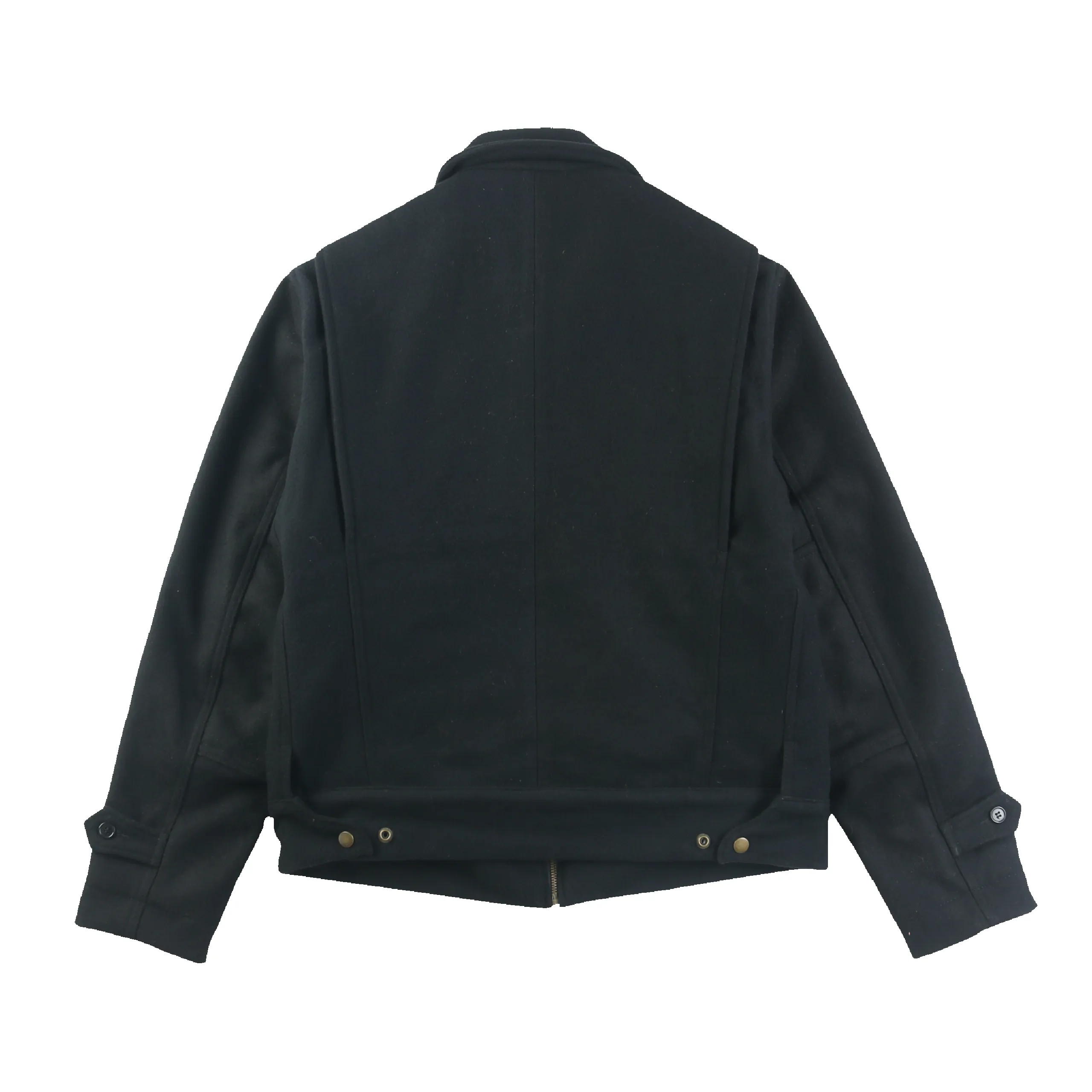 Wool Crew Jacket - Black sold by Patina product image thumbnail 2