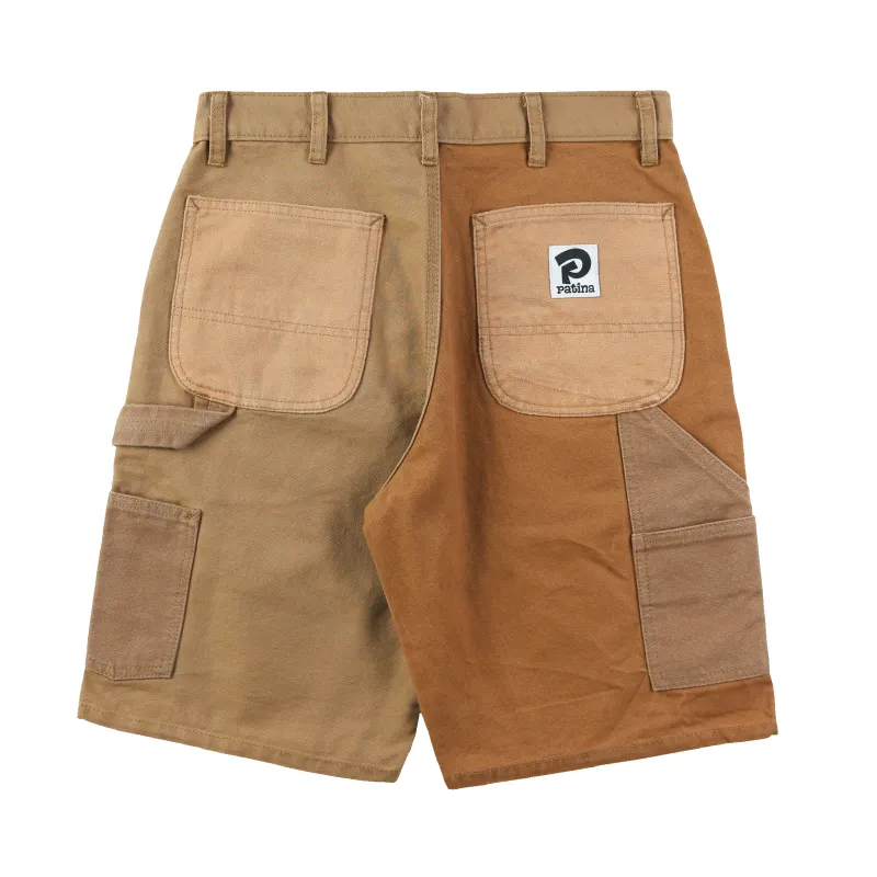 Double Knee Short - Duck Brown sold by Patina