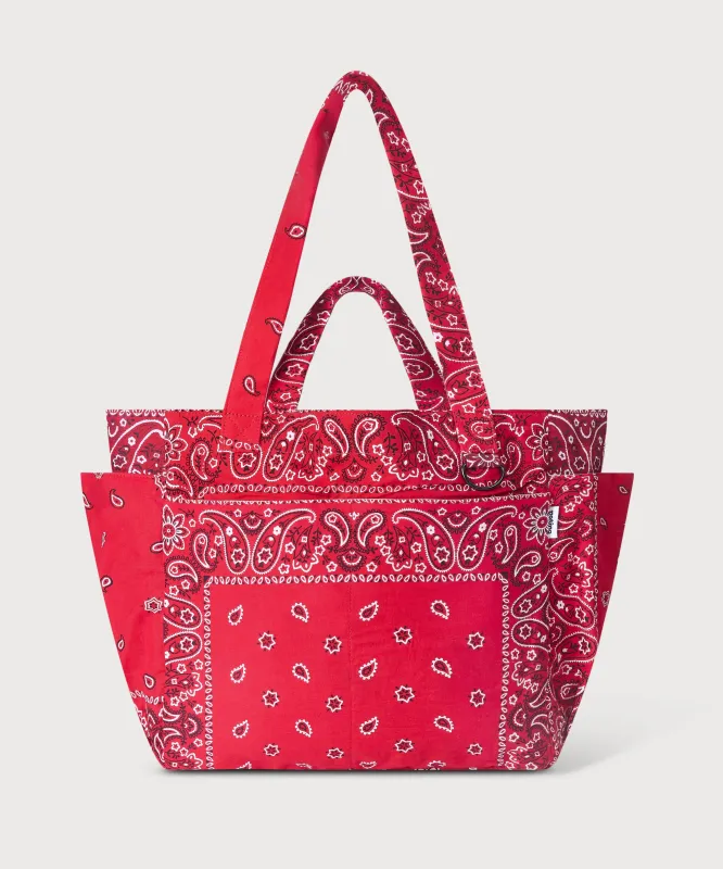 Bandana Tote Bag - Red made by Patina
