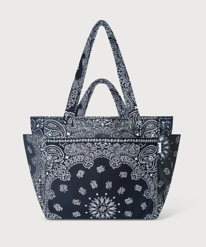 Bandana Tote Bag - Black made by Patina