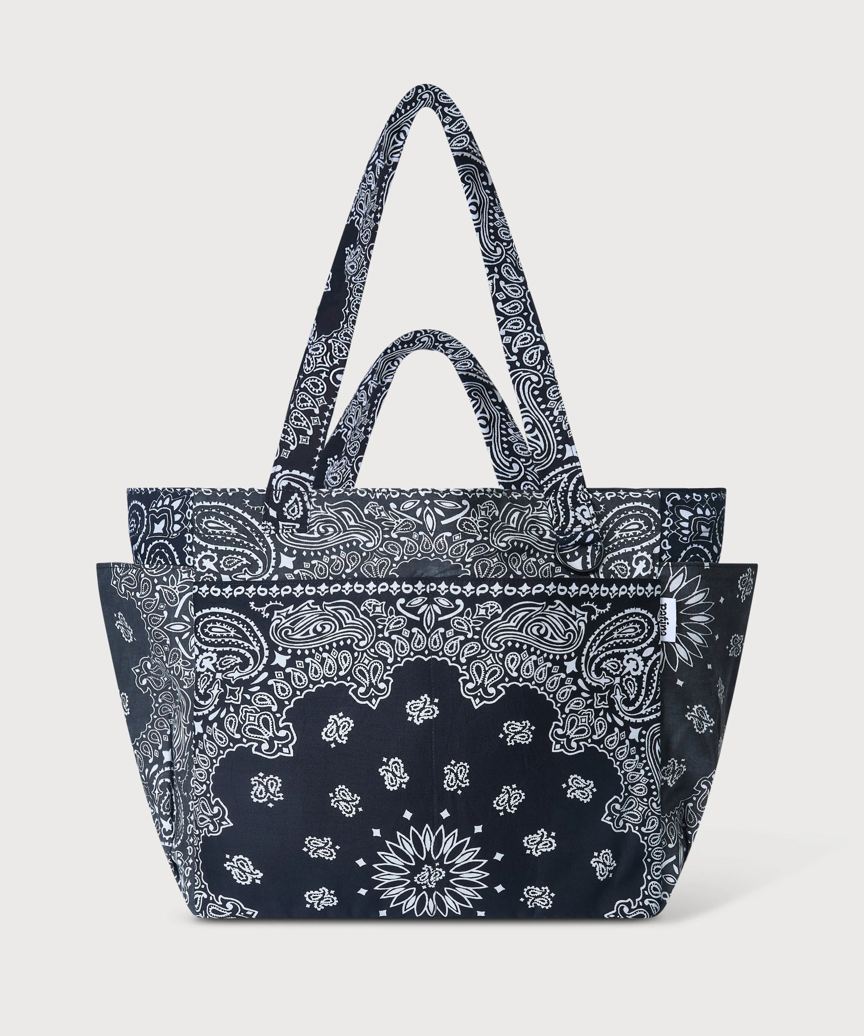 Bandana Tote Bag - Black sold by Patina