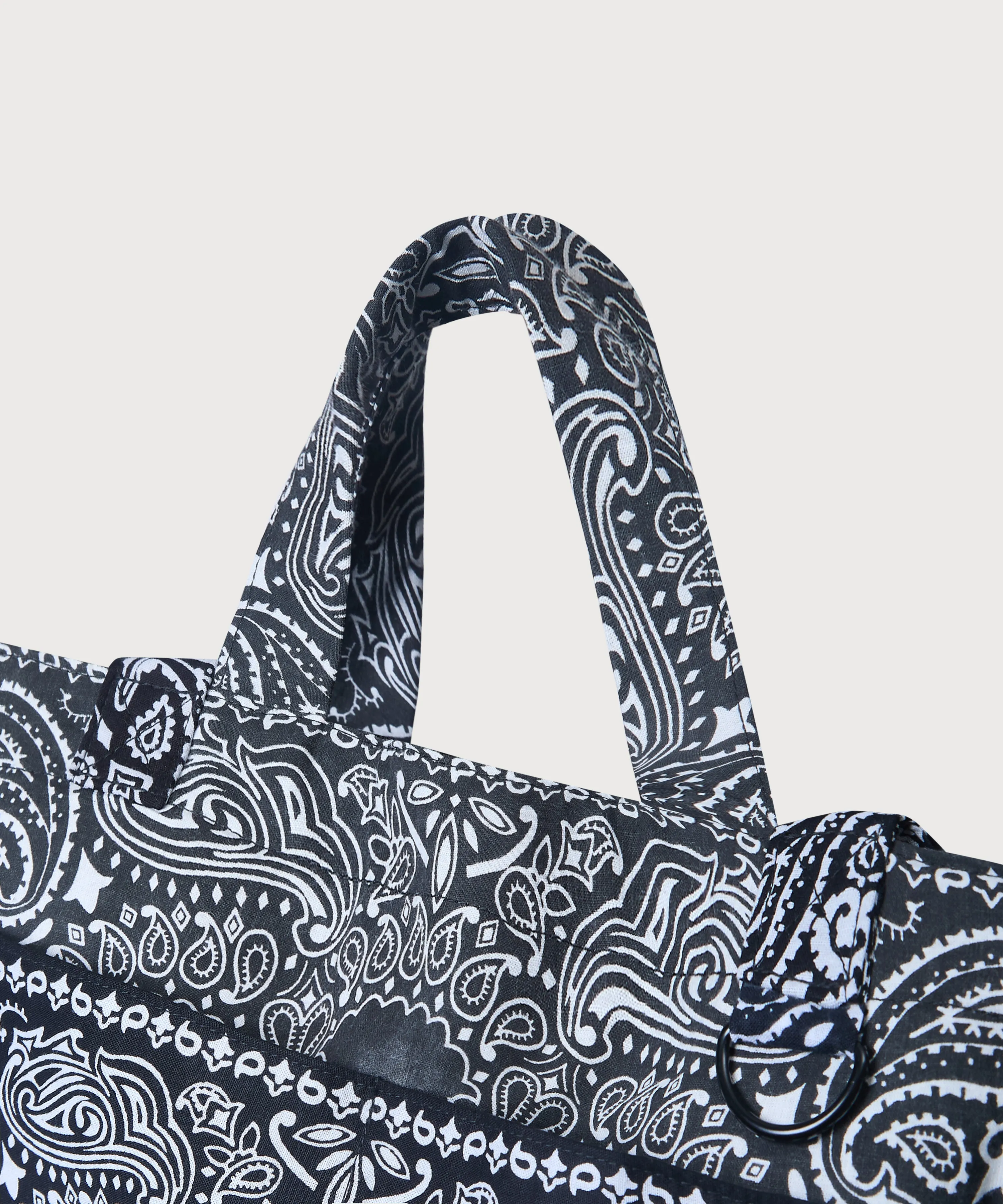 Bandana Tote Bag - Black sold by Patina product image thumbnail 4
