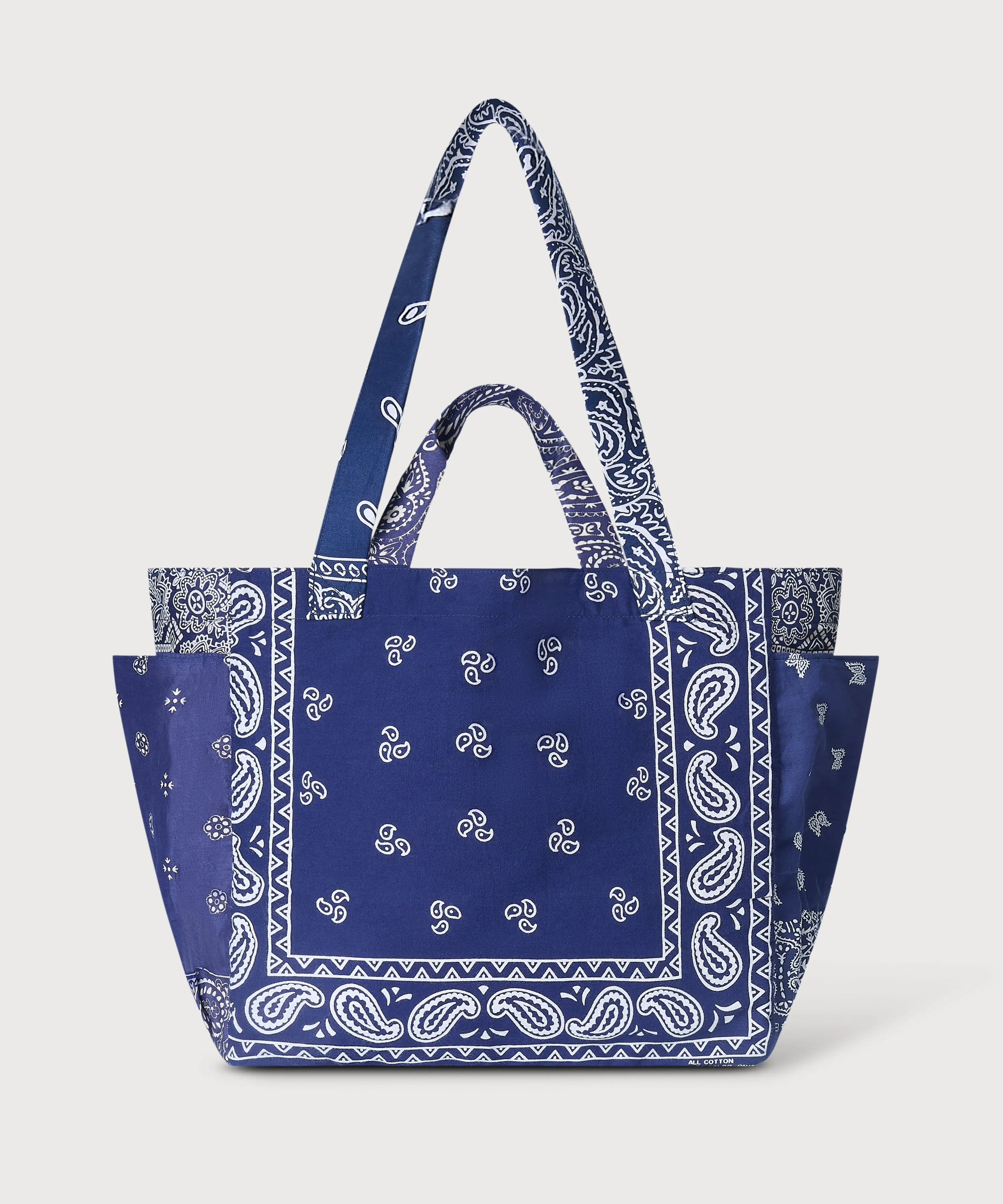 Bandana Tote Bag - Navy sold by Patina product image thumbnail 3