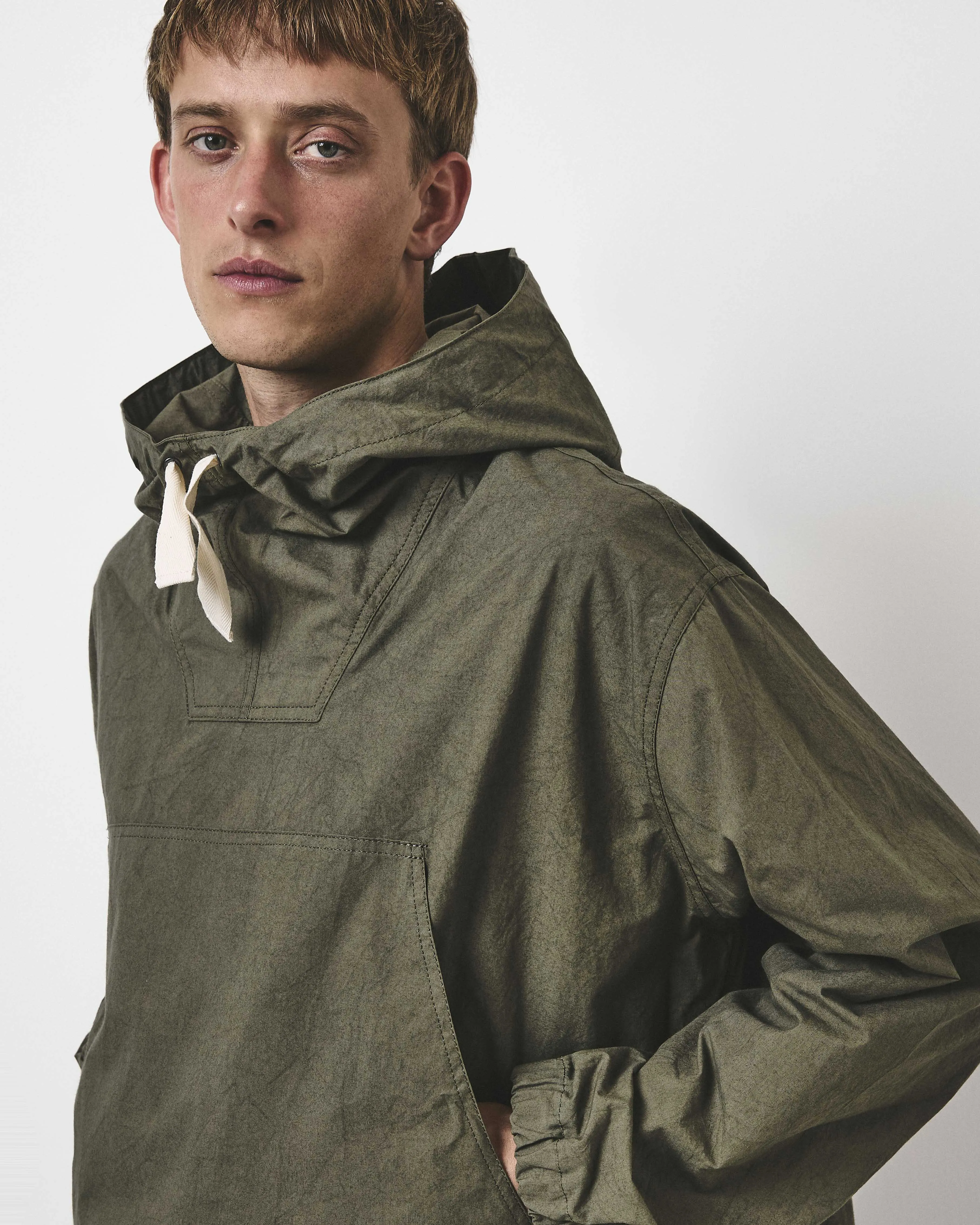 Foray Popover Smock - Antique Olive sold by Cafe Mountain product image thumbnail 2
