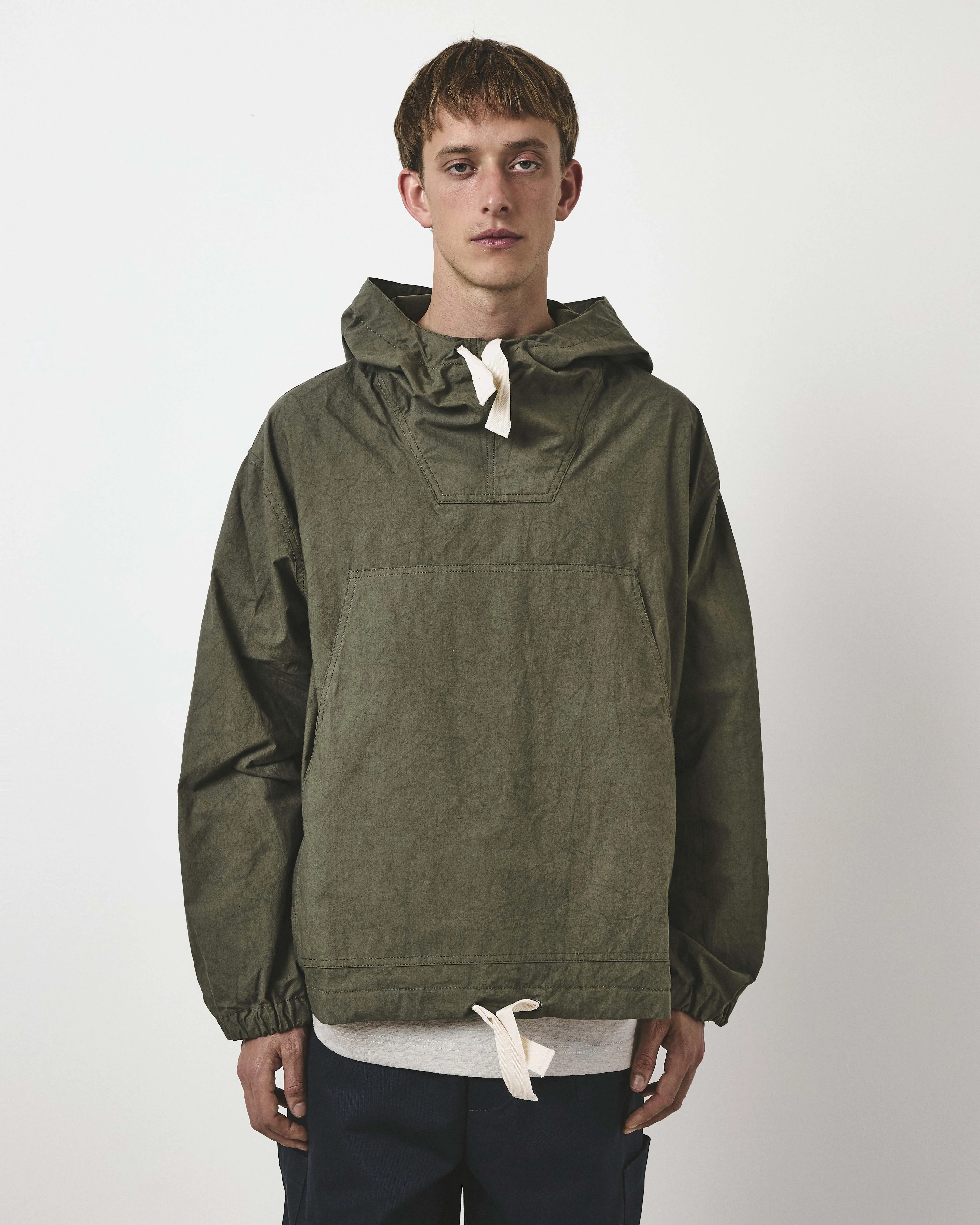 Foray Popover Smock - Antique Olive sold by Cafe Mountain