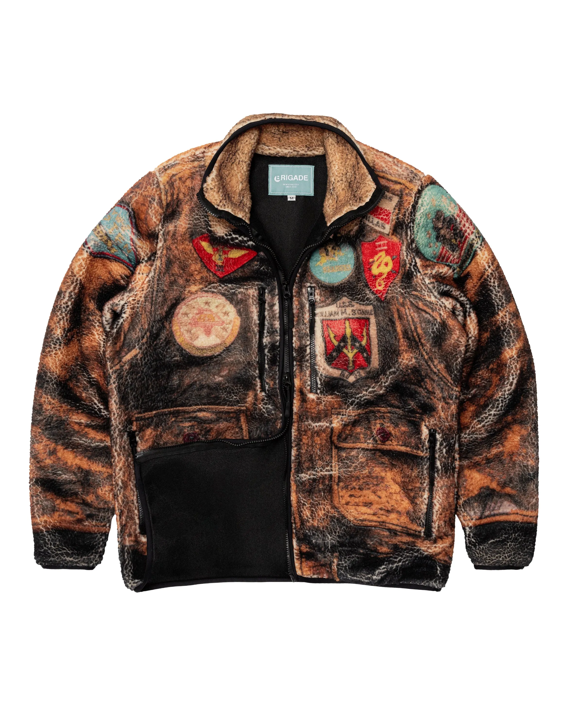 Tromp-l'oeil Sherpa Flight Jacket sold by Brigade USA product image thumbnail 2