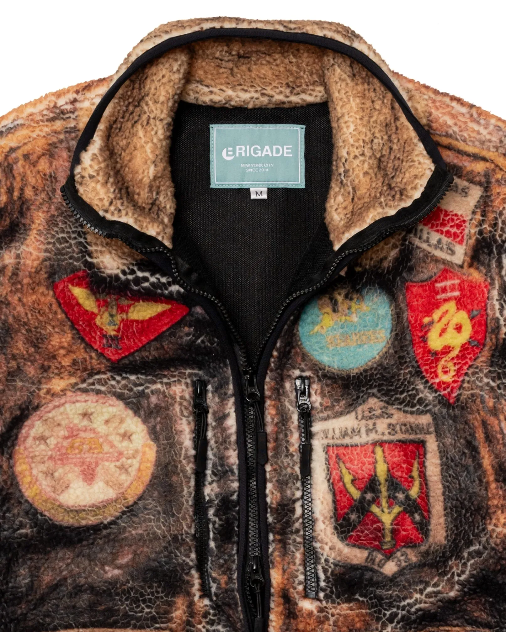 Tromp-l'oeil Sherpa Flight Jacket sold by Brigade USA product image thumbnail 4