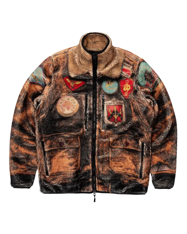 Tromp-l'oeil Sherpa Flight Jacket sold by Brigade USA