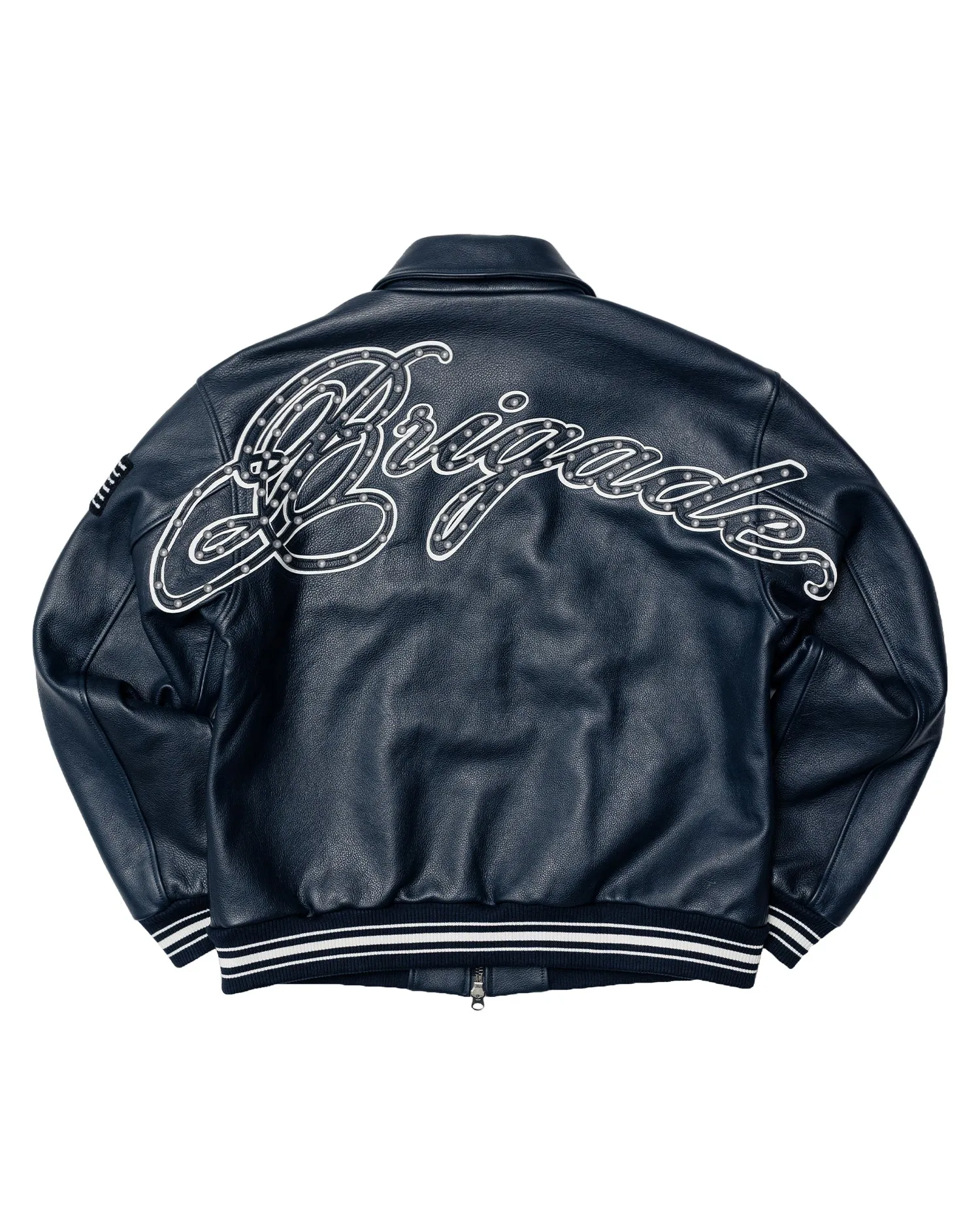 Decennial Leather Varsity Jacket sold by Brigade USA product image thumbnail 4