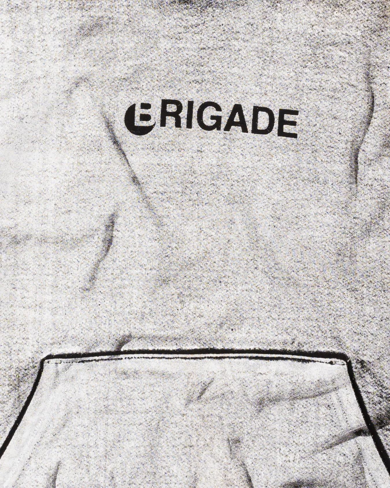 Tromp-l'oeil Logo Tee Hoodie sold by Brigade USA product image thumbnail 2