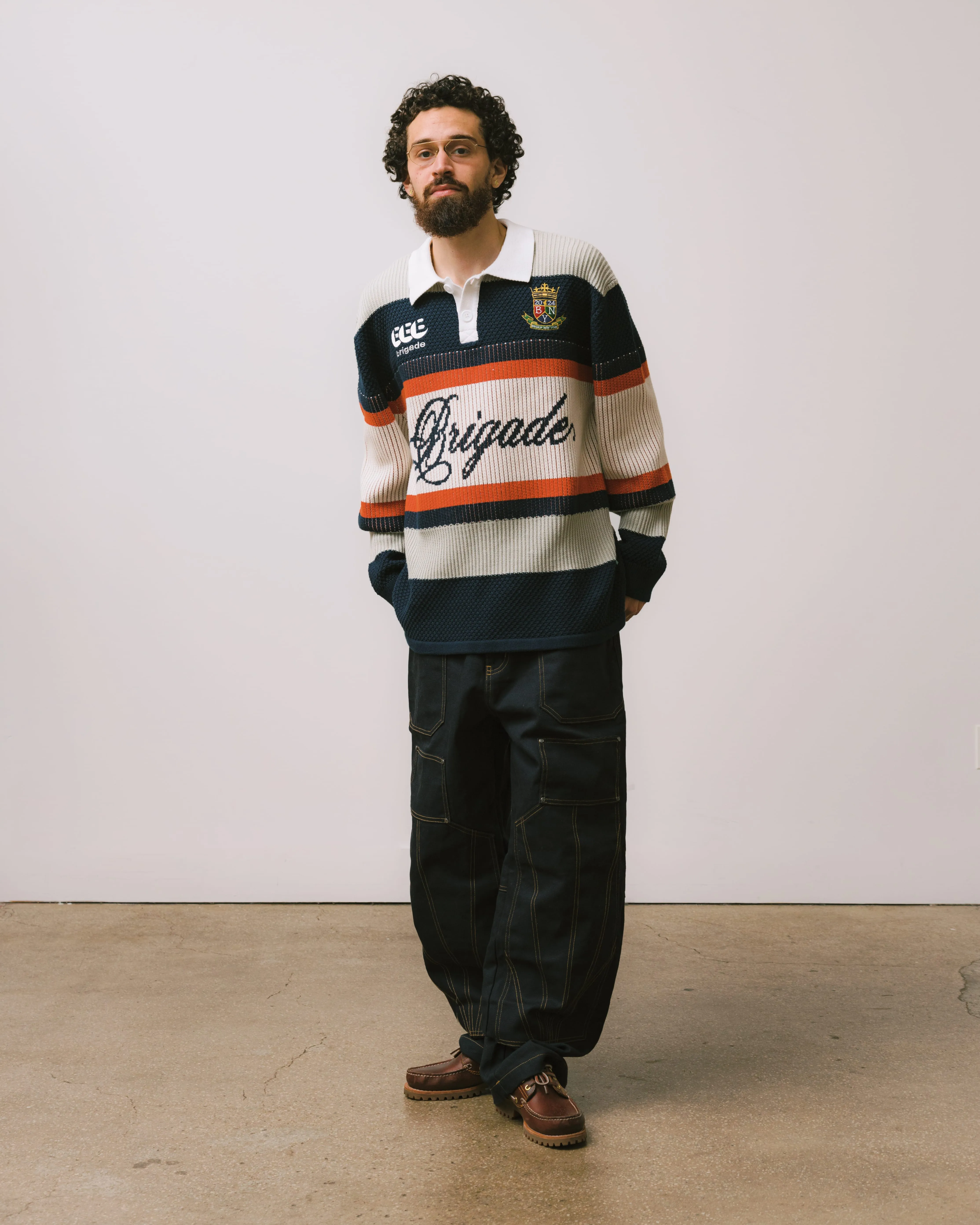 Knitted Long Sleeve Rugby sold by Brigade USA product image thumbnail 5