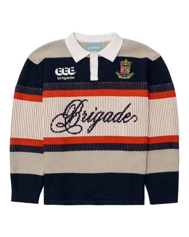 Knitted Long Sleeve Rugby sold by Brigade USA