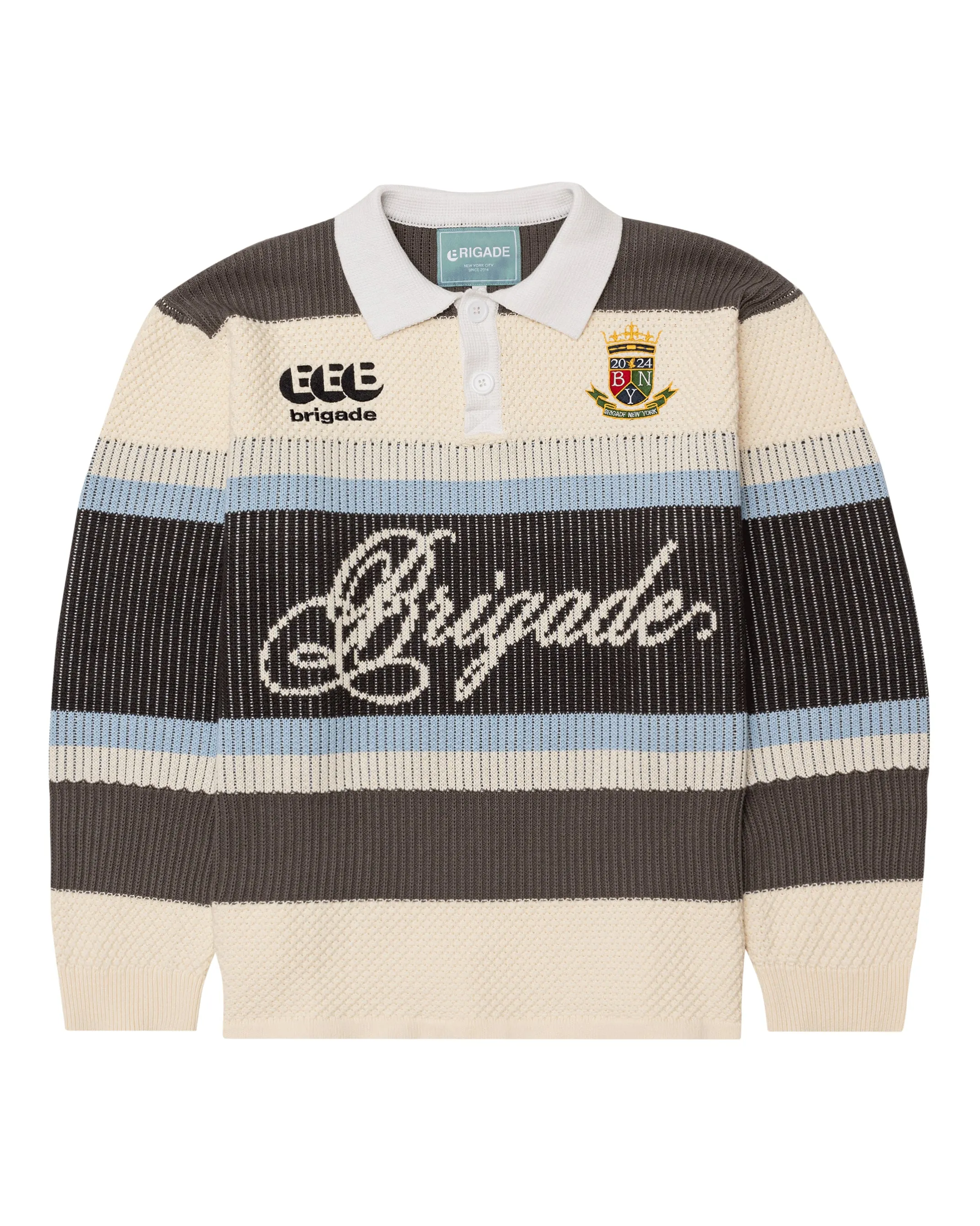 Knitted Long Sleeve Rugby sold by Brigade USA