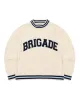 Varsity Cable Knit Sweater sold by Brigade USA