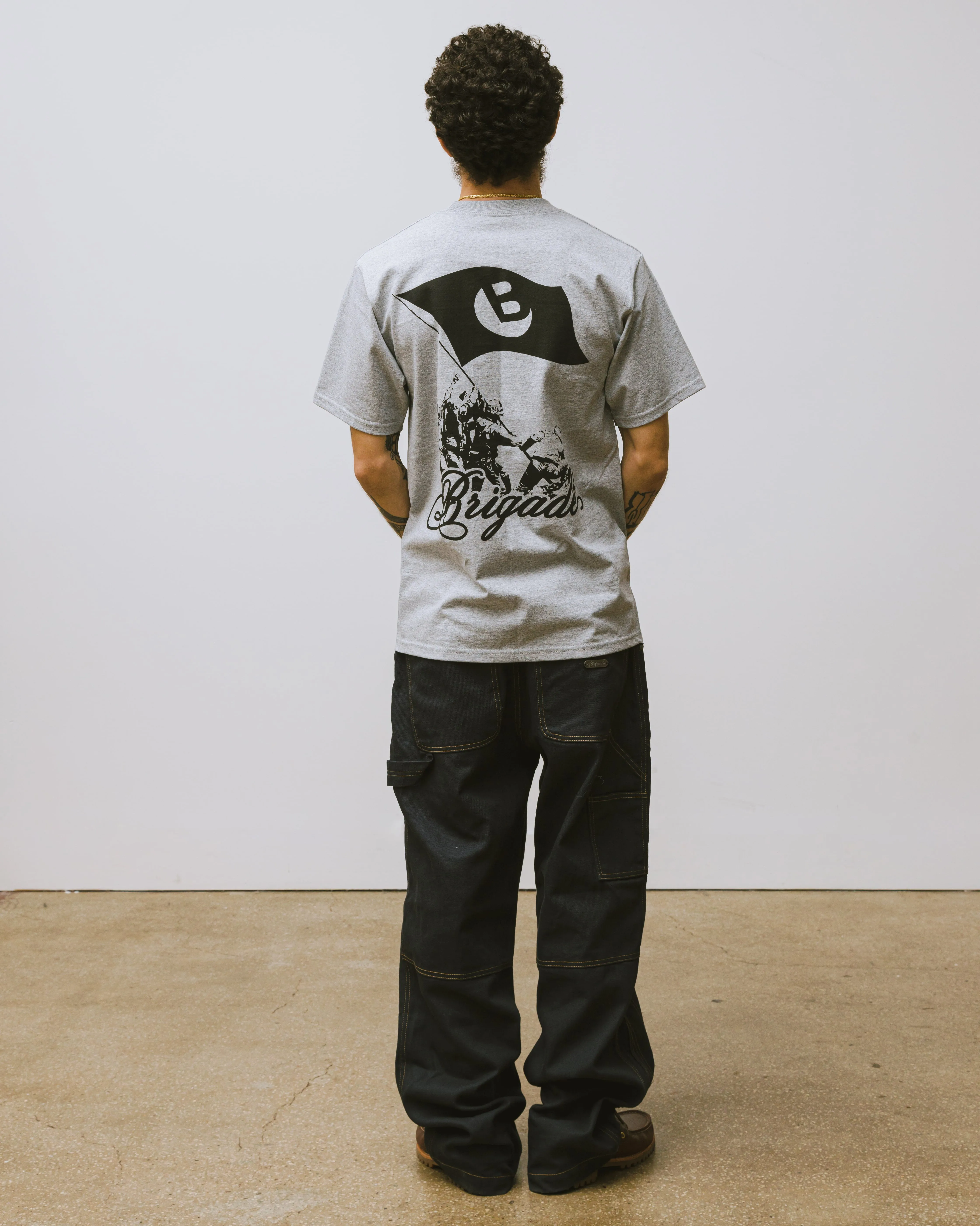 Militia Flag T-Shirt sold by Brigade USA product image thumbnail 4