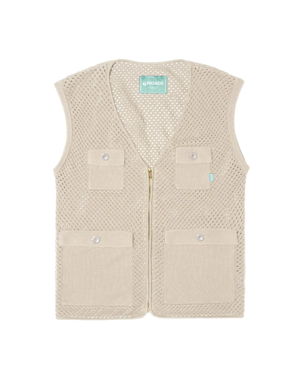 Mesh Knit Utility Vest sold by Brigade USA