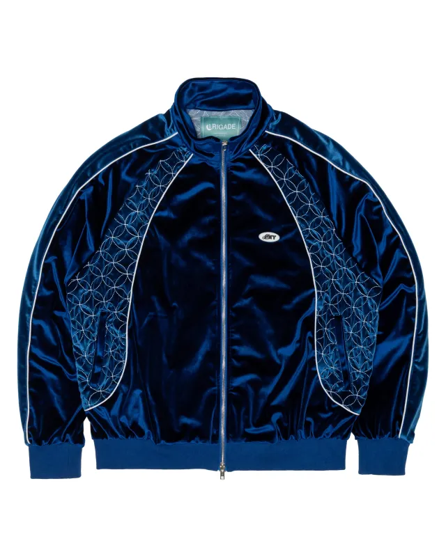 Sashiko Track Jacket made by Brigade USA