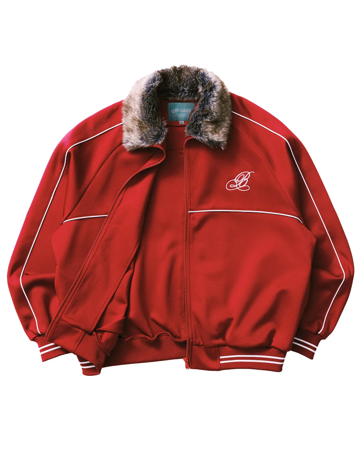 Fur Collar Track Jacket sold by Brigade USA product image thumbnail 3