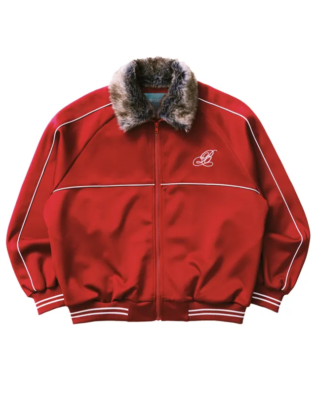 Fur Collar Track Jacket sold by Brigade USA