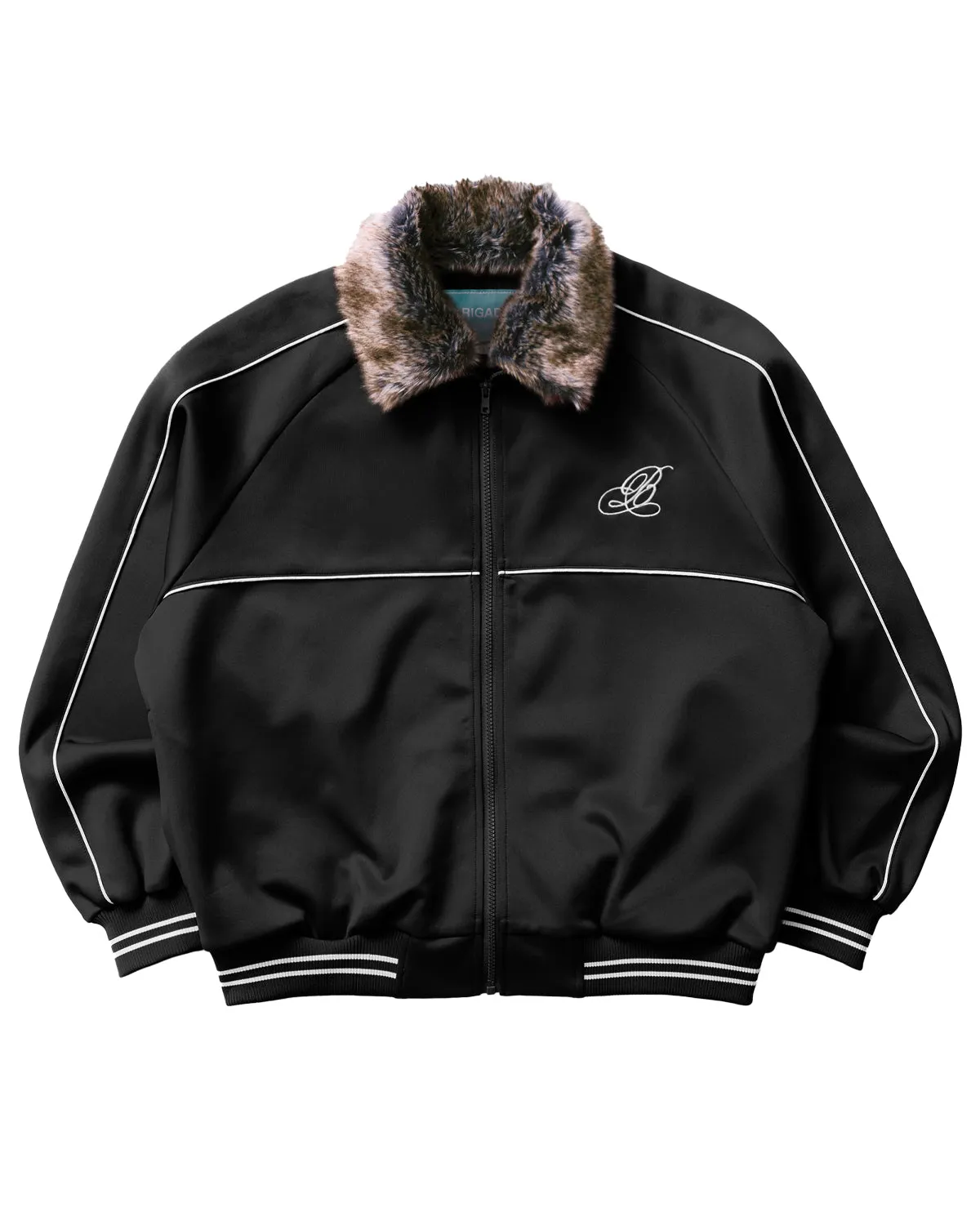 Fur Collar Track Jacket sold by Brigade USA