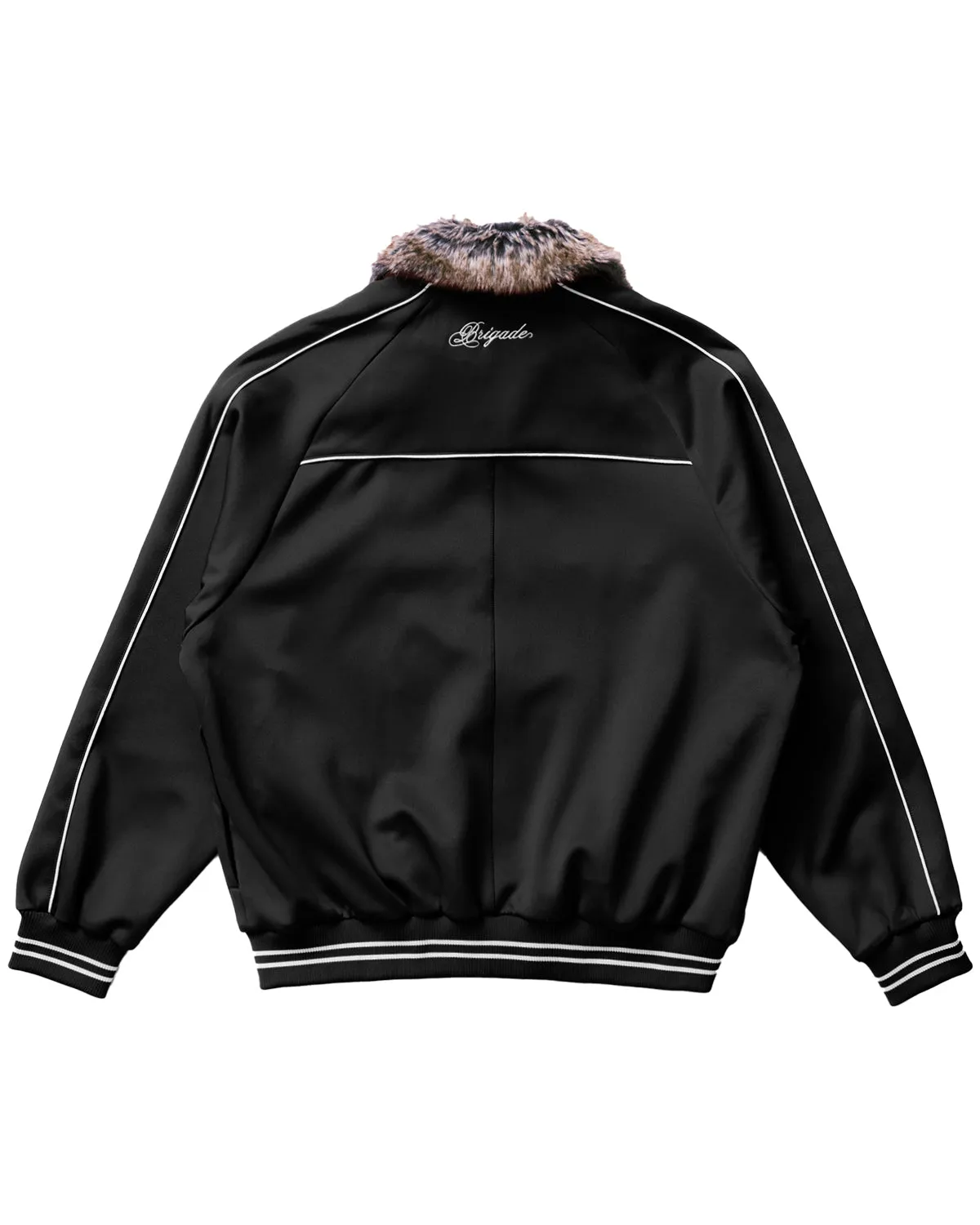 Fur Collar Track Jacket sold by Brigade USA product image thumbnail 2