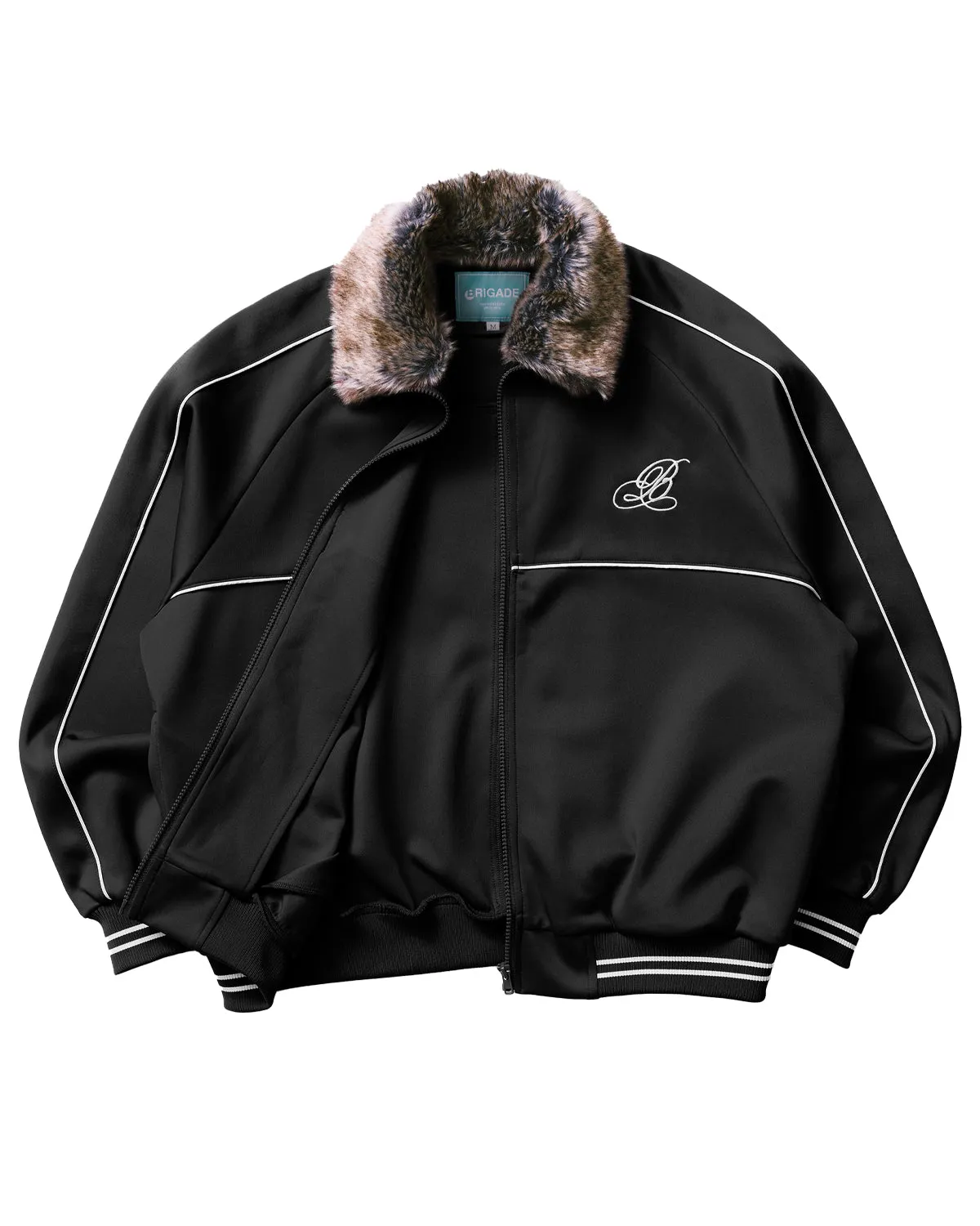 Fur Collar Track Jacket sold by Brigade USA product image thumbnail 3