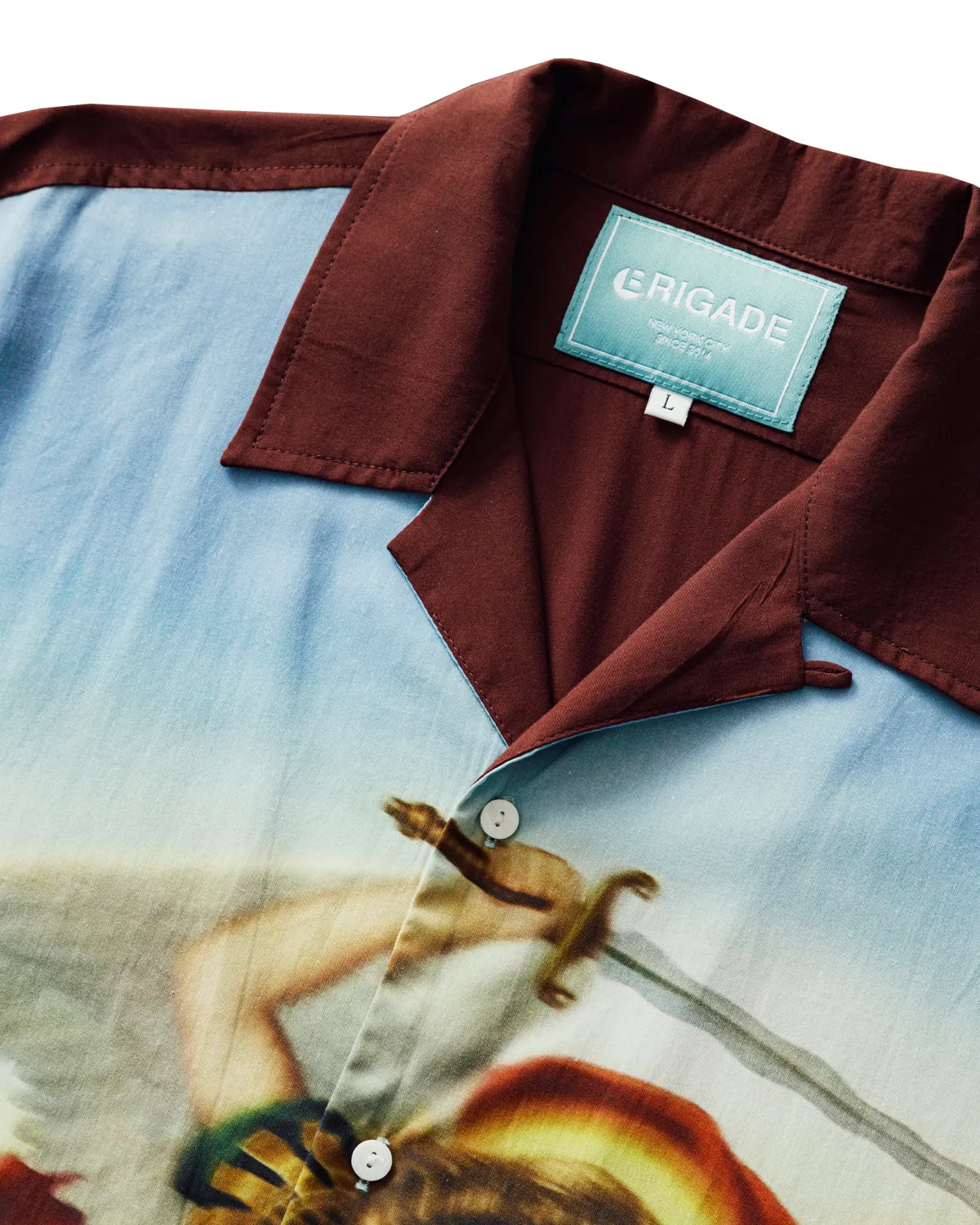 St. Michael Button Up Shirt sold by Brigade USA product image thumbnail 4