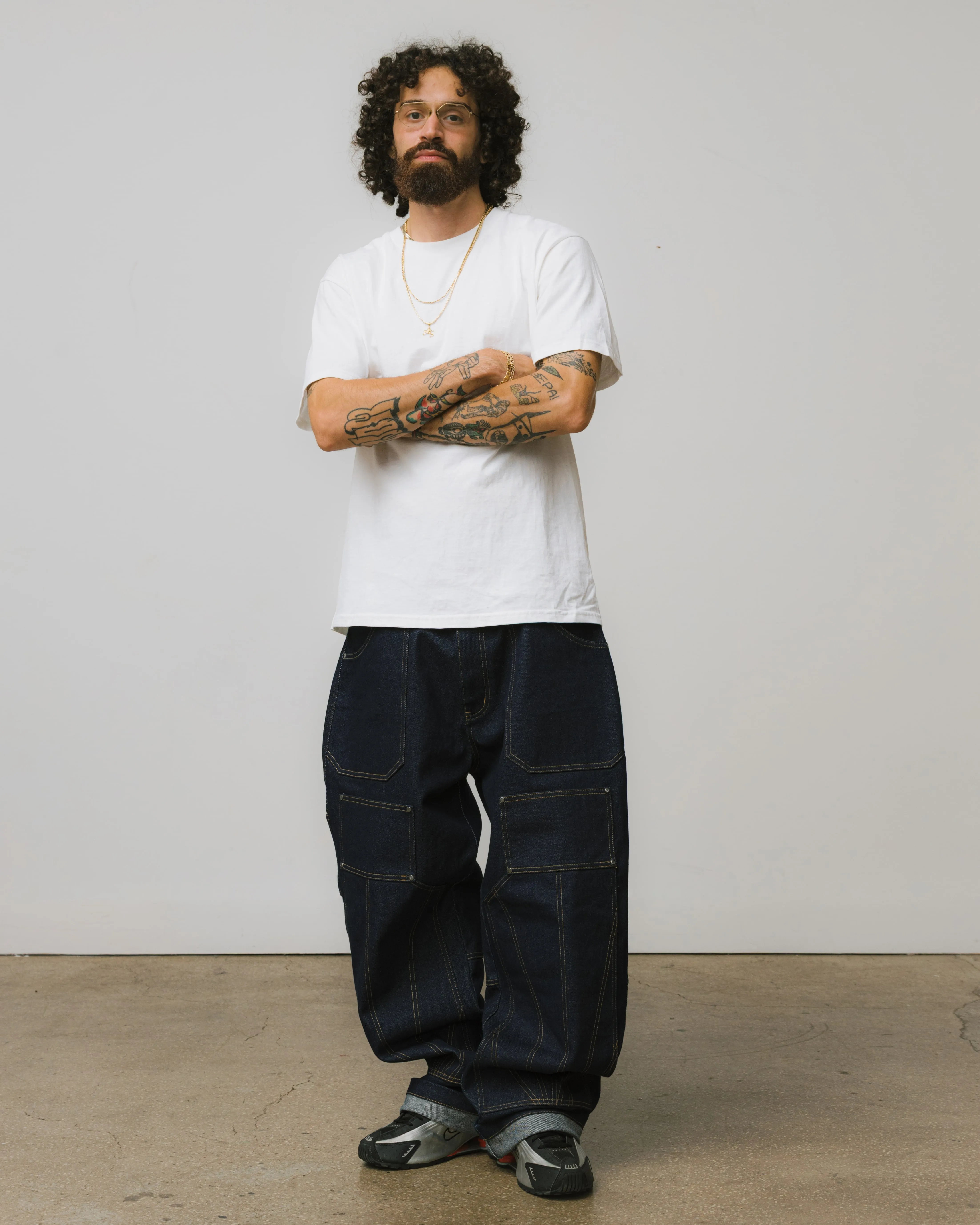 Raw Denim Double Knee Carpenter Pants sold by Brigade USA product image thumbnail 5