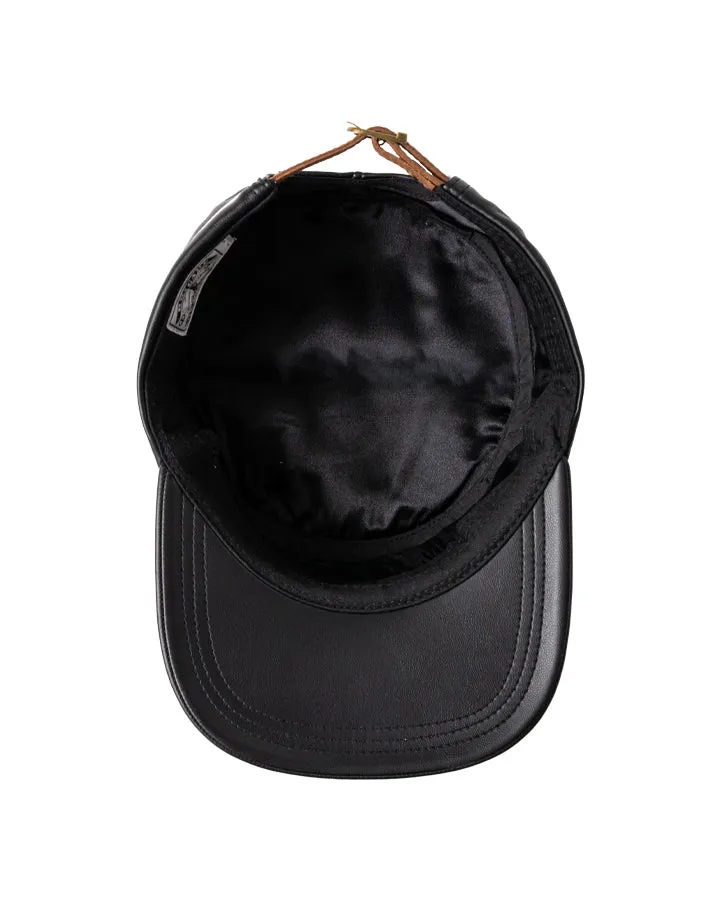 Leather Pillbox Hat sold by Brigade USA product image thumbnail 3