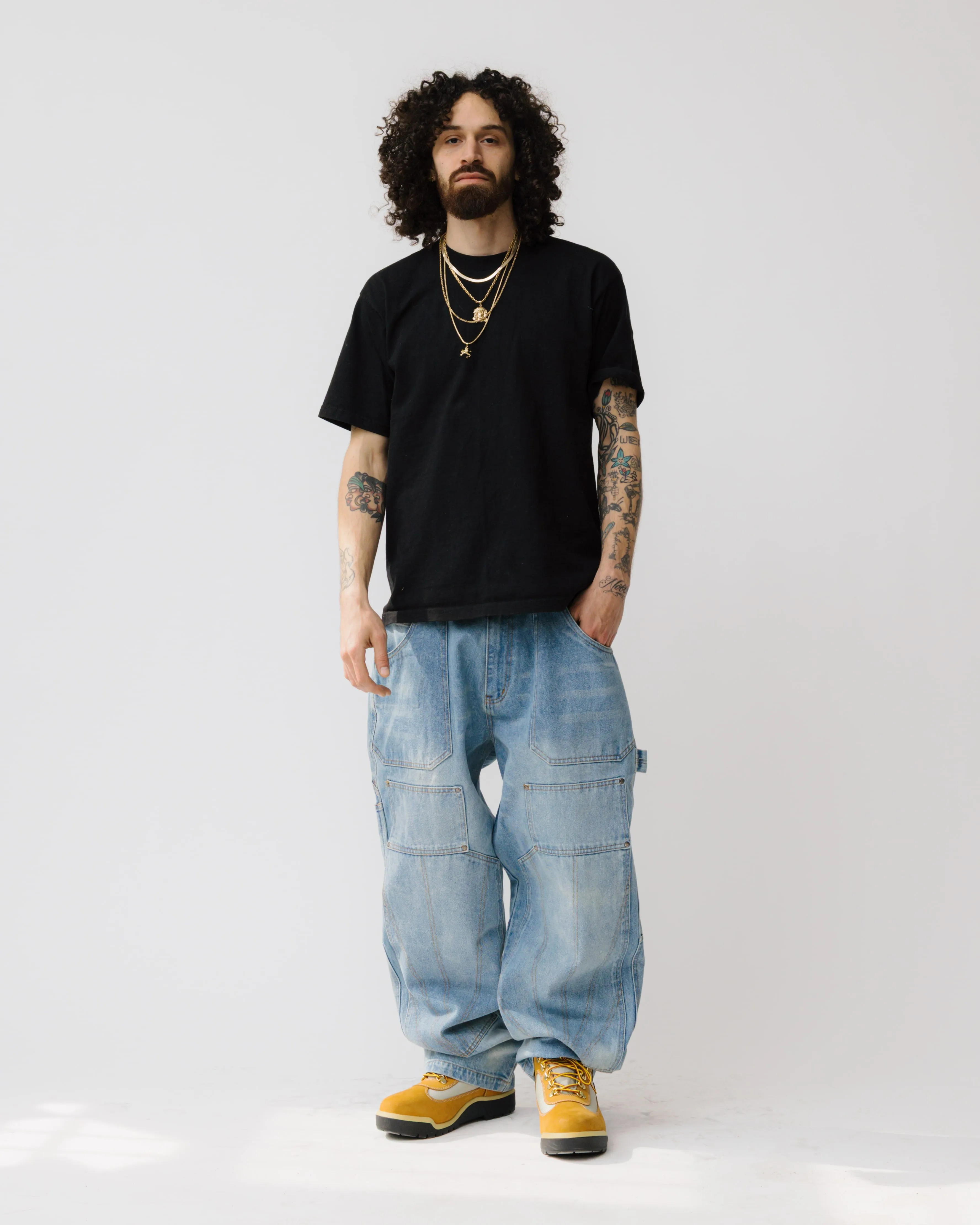 Double Knee Denim Carpenter Pants sold by Brigade USA product image thumbnail 3