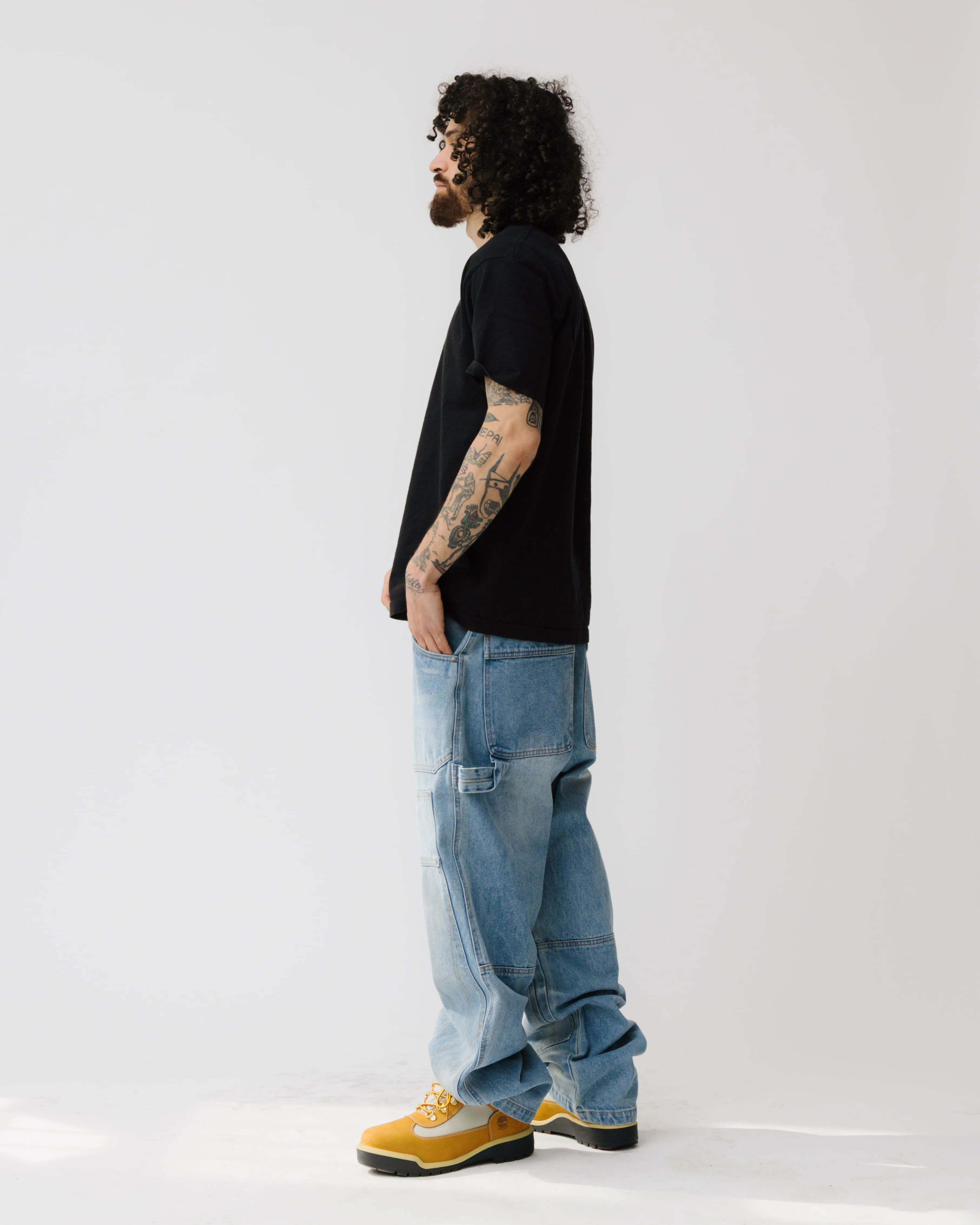 Double Knee Denim Carpenter Pants sold by Brigade USA product image thumbnail 4