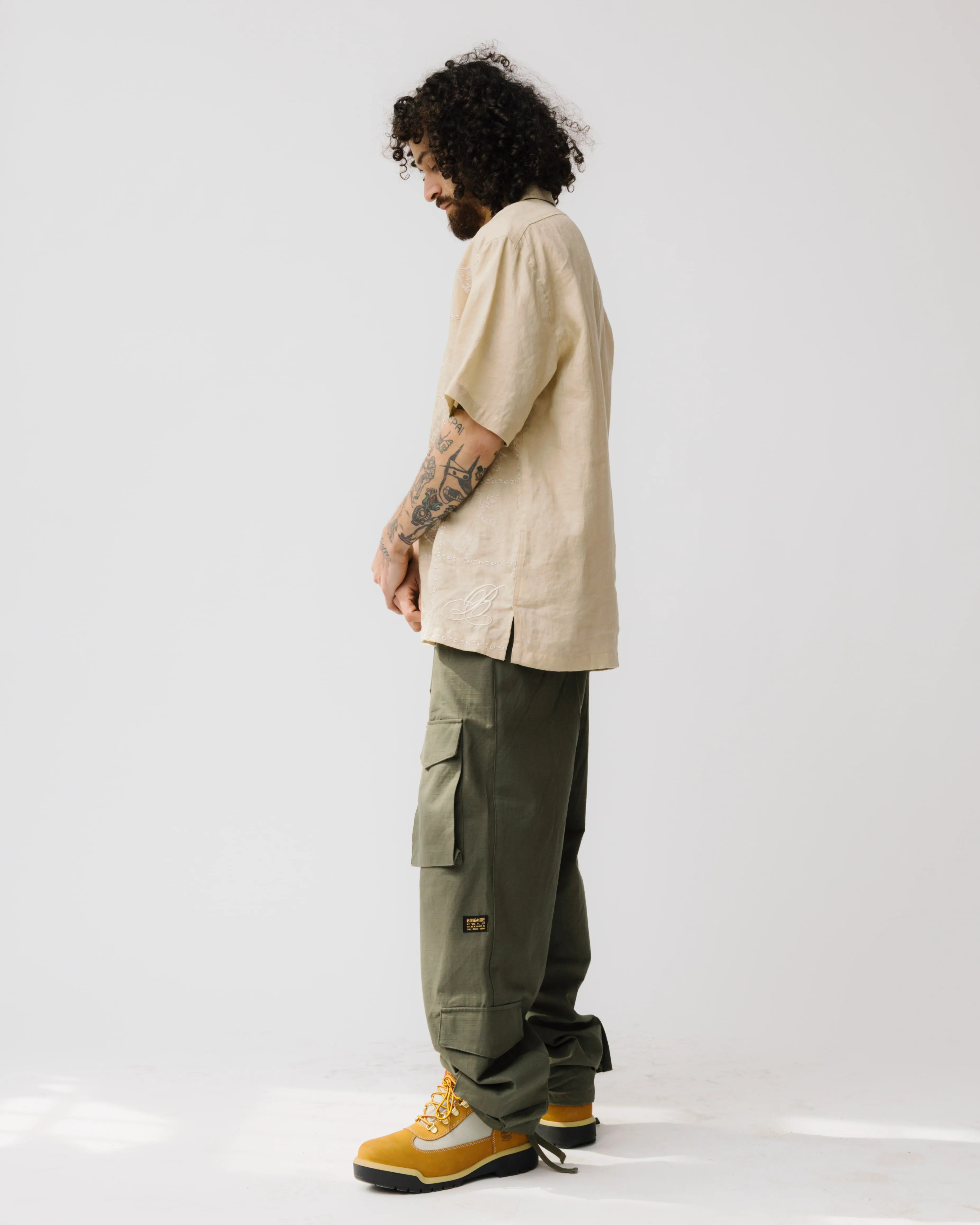 Embroidered Emblem Button Up sold by Brigade USA product image thumbnail 4