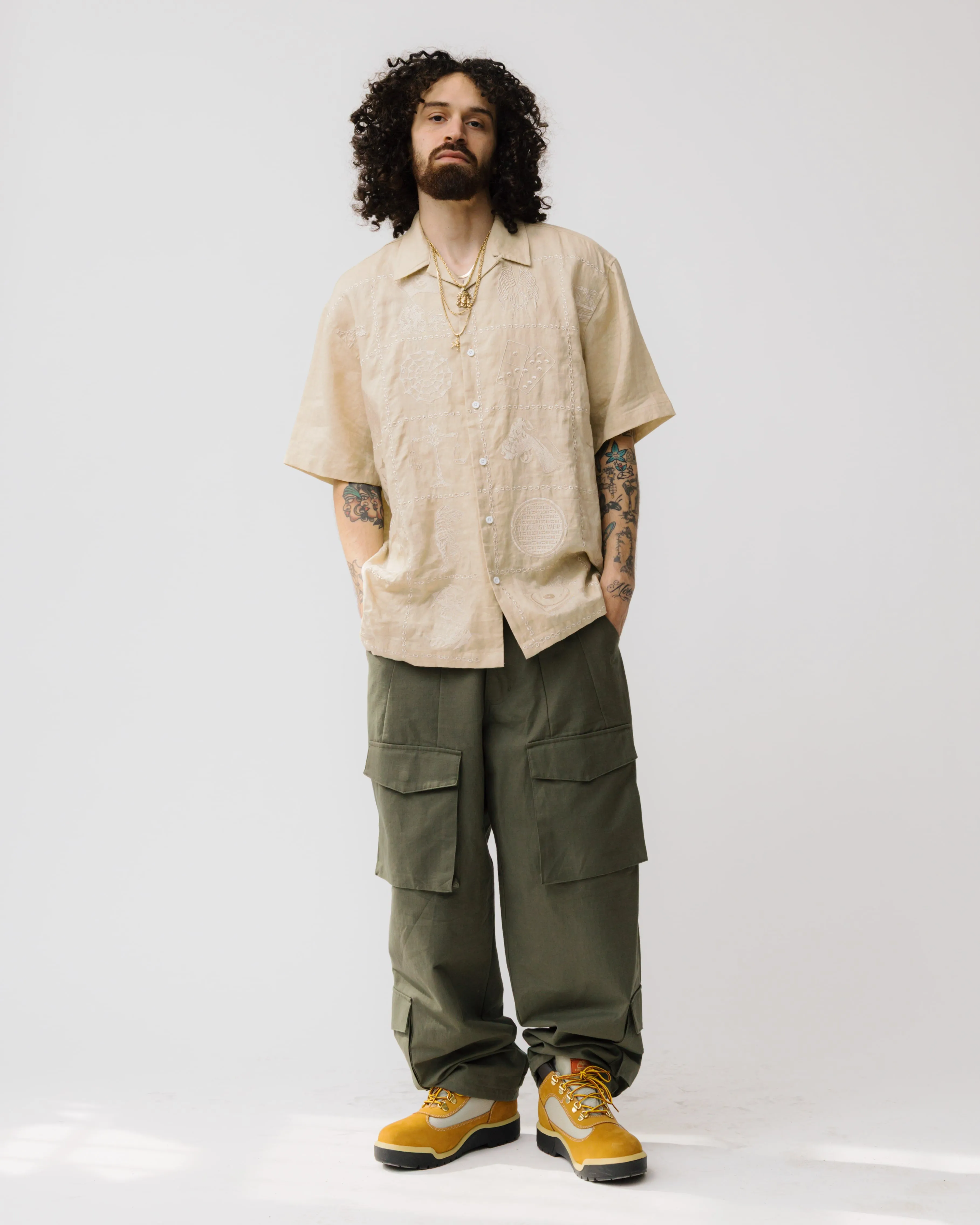 Embroidered Emblem Button Up sold by Brigade USA product image thumbnail 3