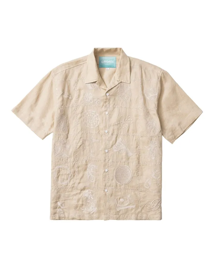 Embroidered Emblem Button Up sold by Brigade USA