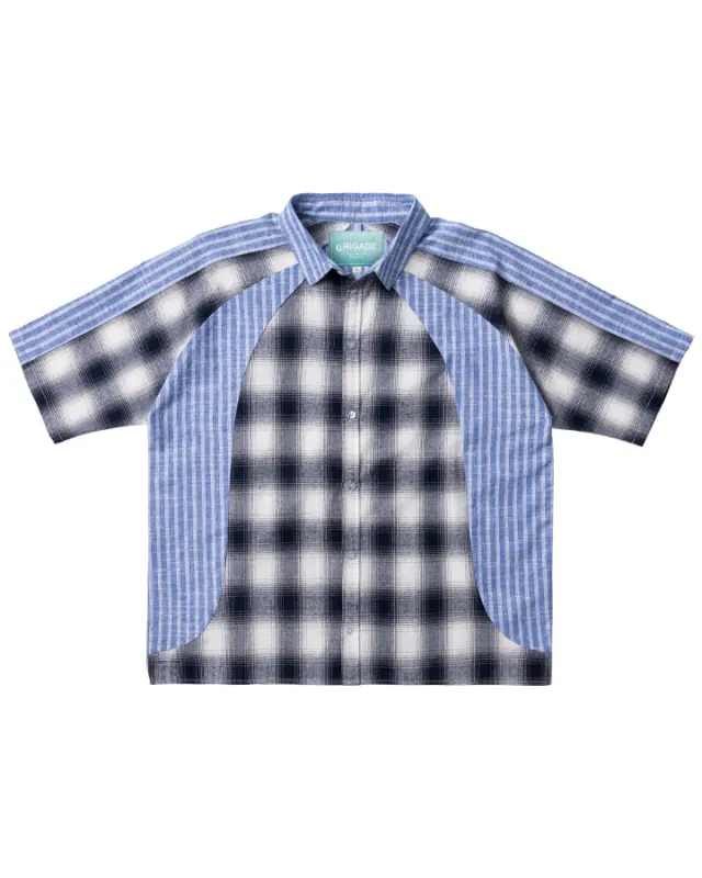 Velodrome Short Sleeve Button Down made by Brigade USA