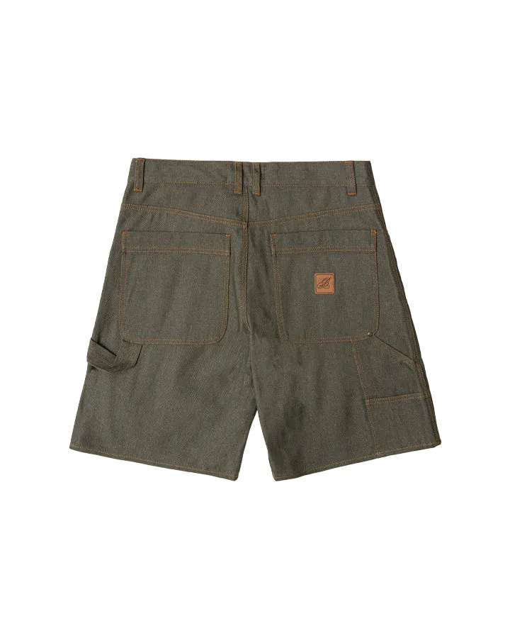 Raw Denim Double Knee Shorts sold by Brigade USA product image thumbnail 2