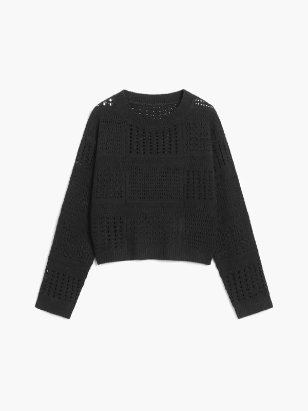 Days Like This Eyelet Knit Top sold by COMMENSE