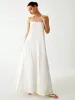 Cotton & Linen Cami Long Dress sold by COMMENSE