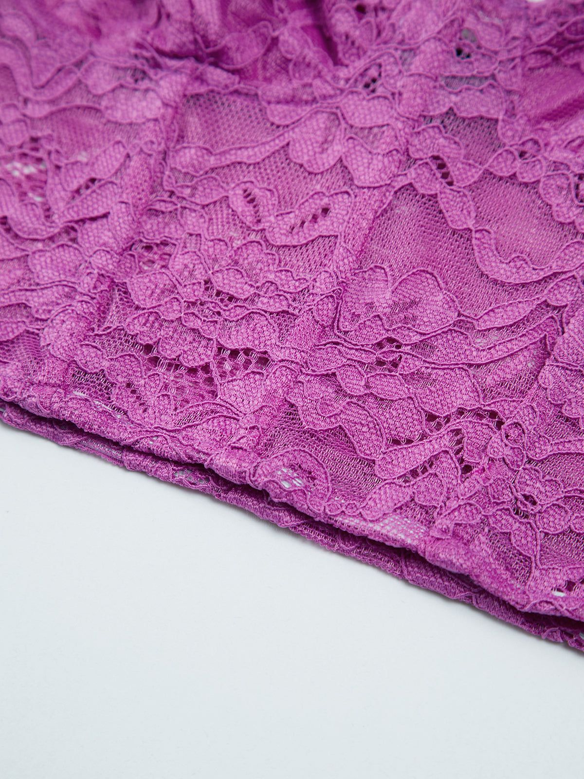 Lace Adjustable Strap Corset Crop Top sold by COMMENSE product image thumbnail 4