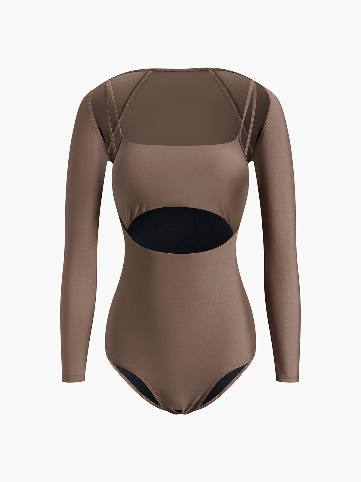 Waist Cutout Shrug One Piece Swimsuit sold by COMMENSE product image thumbnail 3